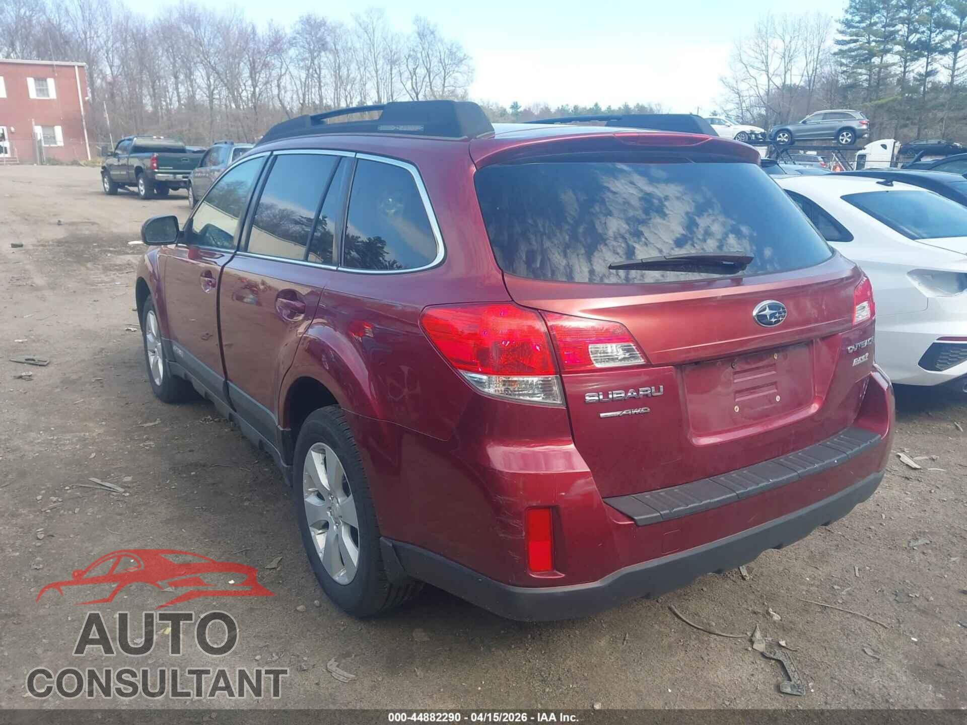 SUBARU OUTBACK 2011 - 4S4BRBGC6B3333813