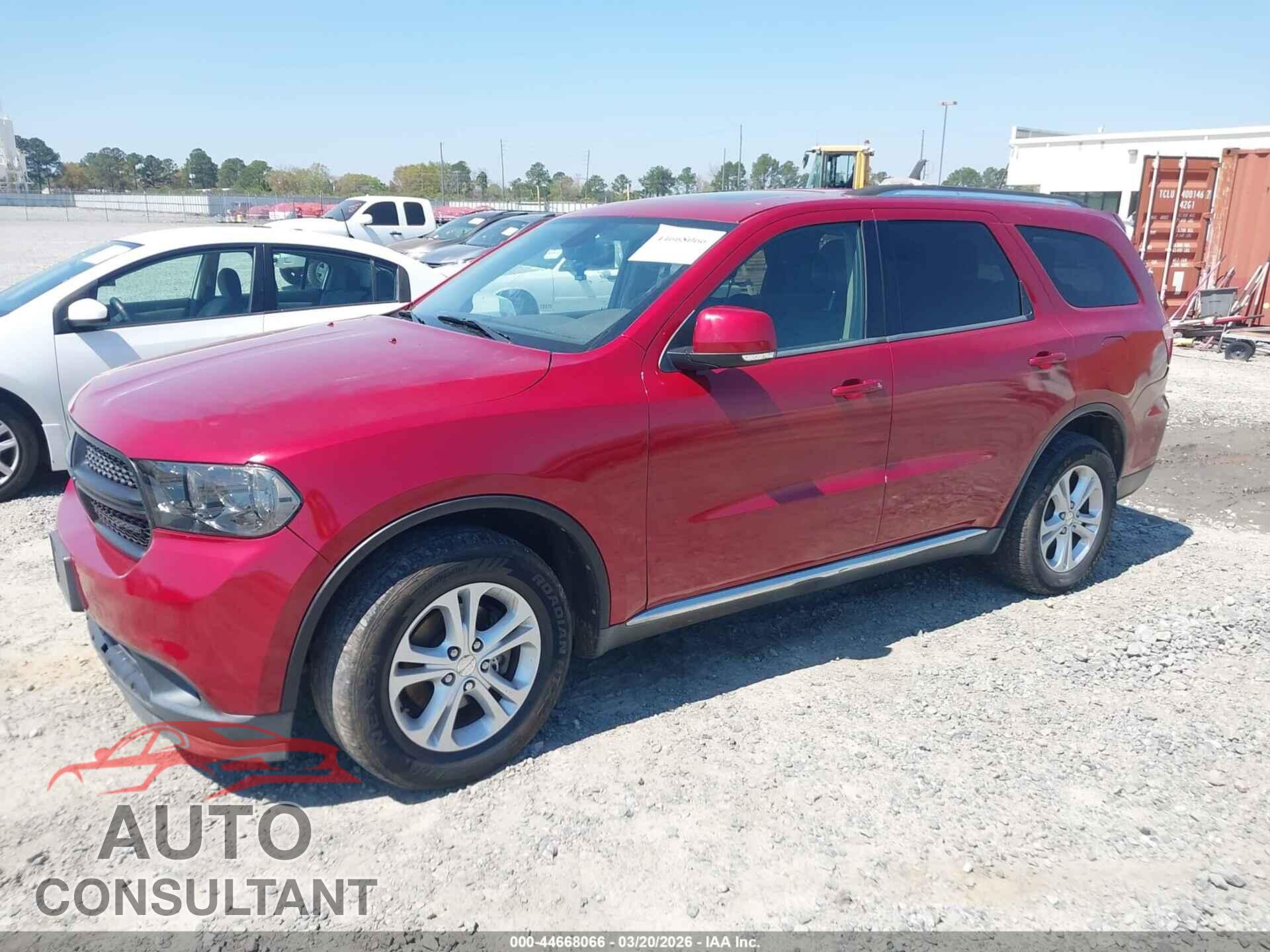 DODGE DURANGO 2011 - 1D4RE4GG6BC598666