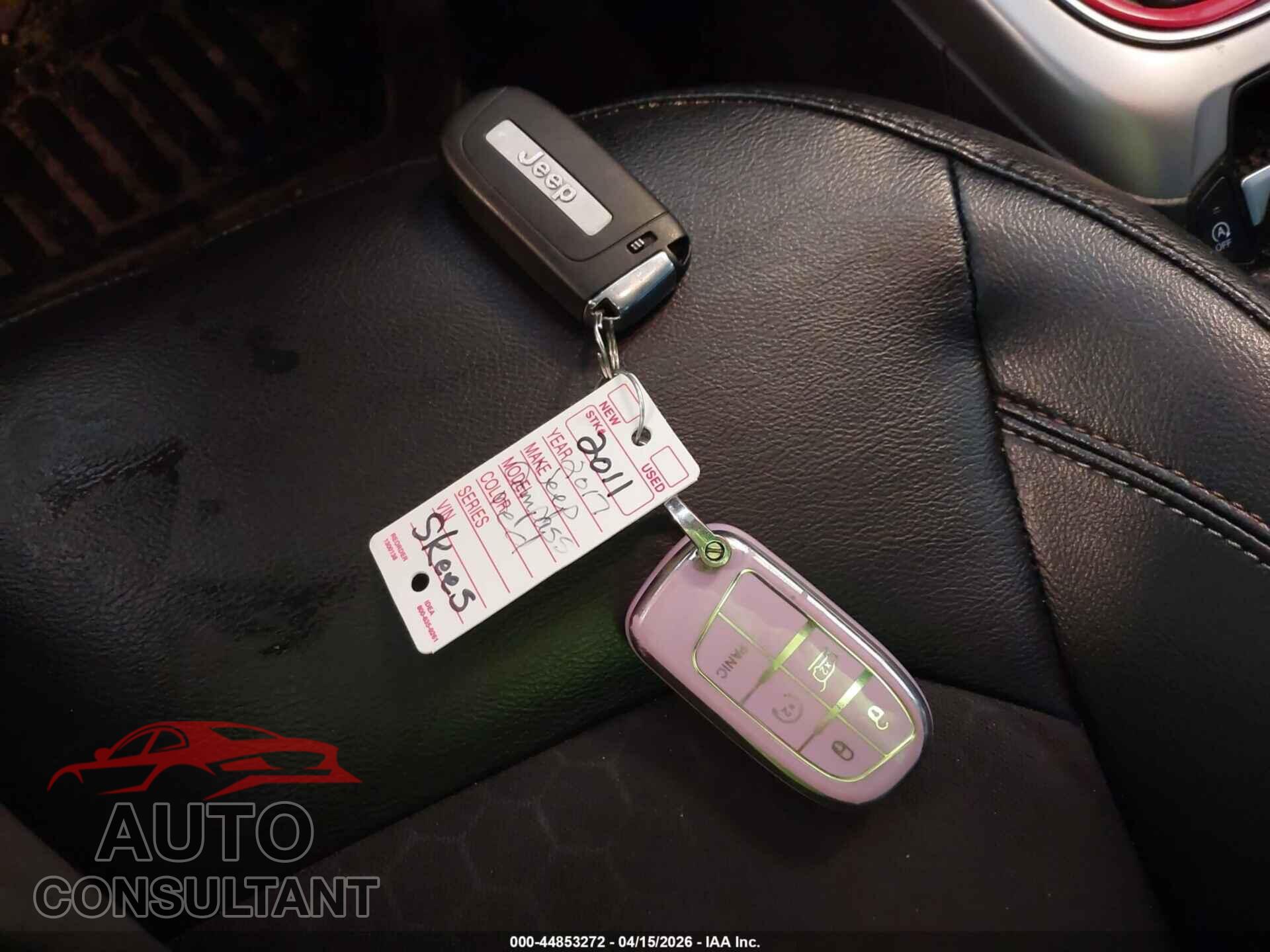 JEEP NEW COMPASS 2017 - 3C4NJDBB8HT651786