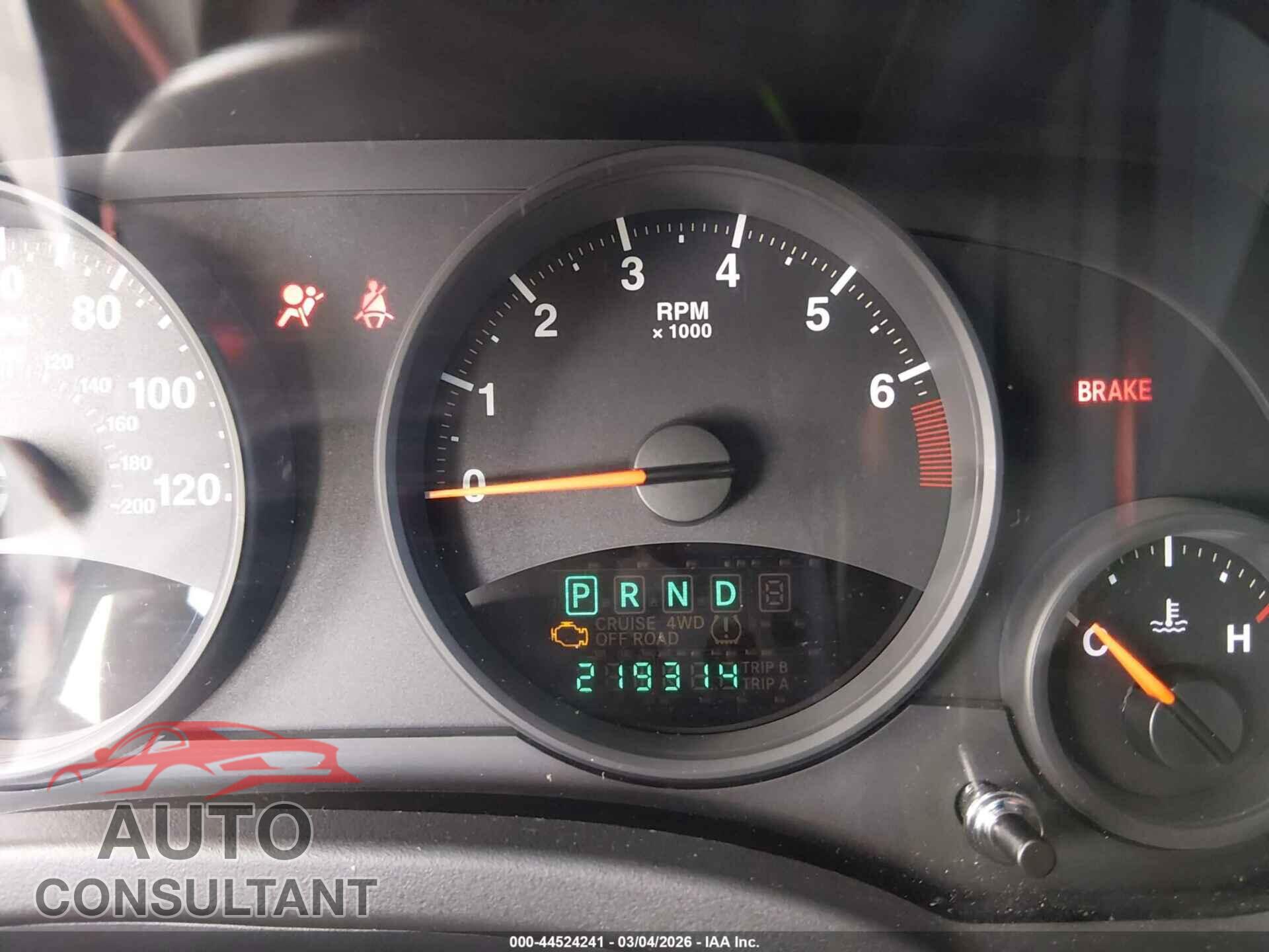 JEEP COMPASS 2011 - 1J4NT1FBXBD142521