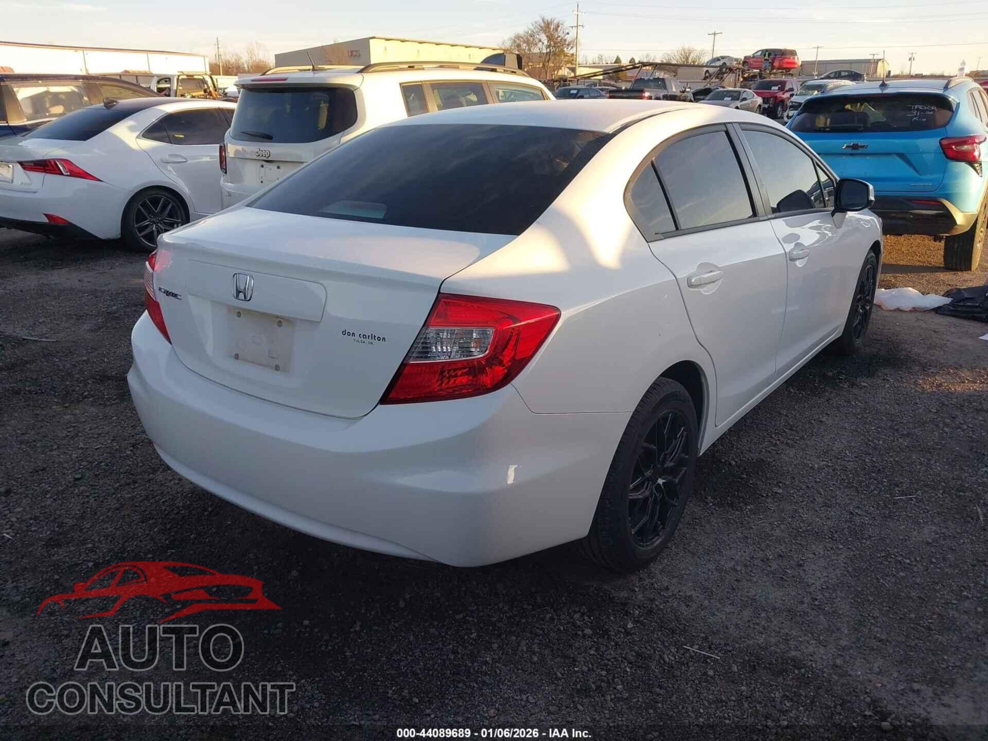 HONDA CIVIC 2012 - 2HGFB2F92CH307953