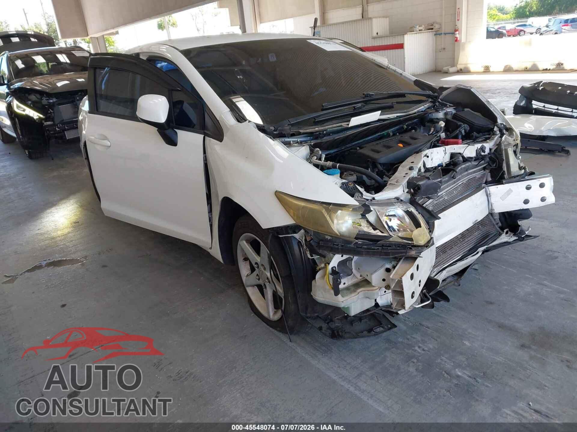 HONDA CIVIC 2012 - 19XFB2E54CE005069