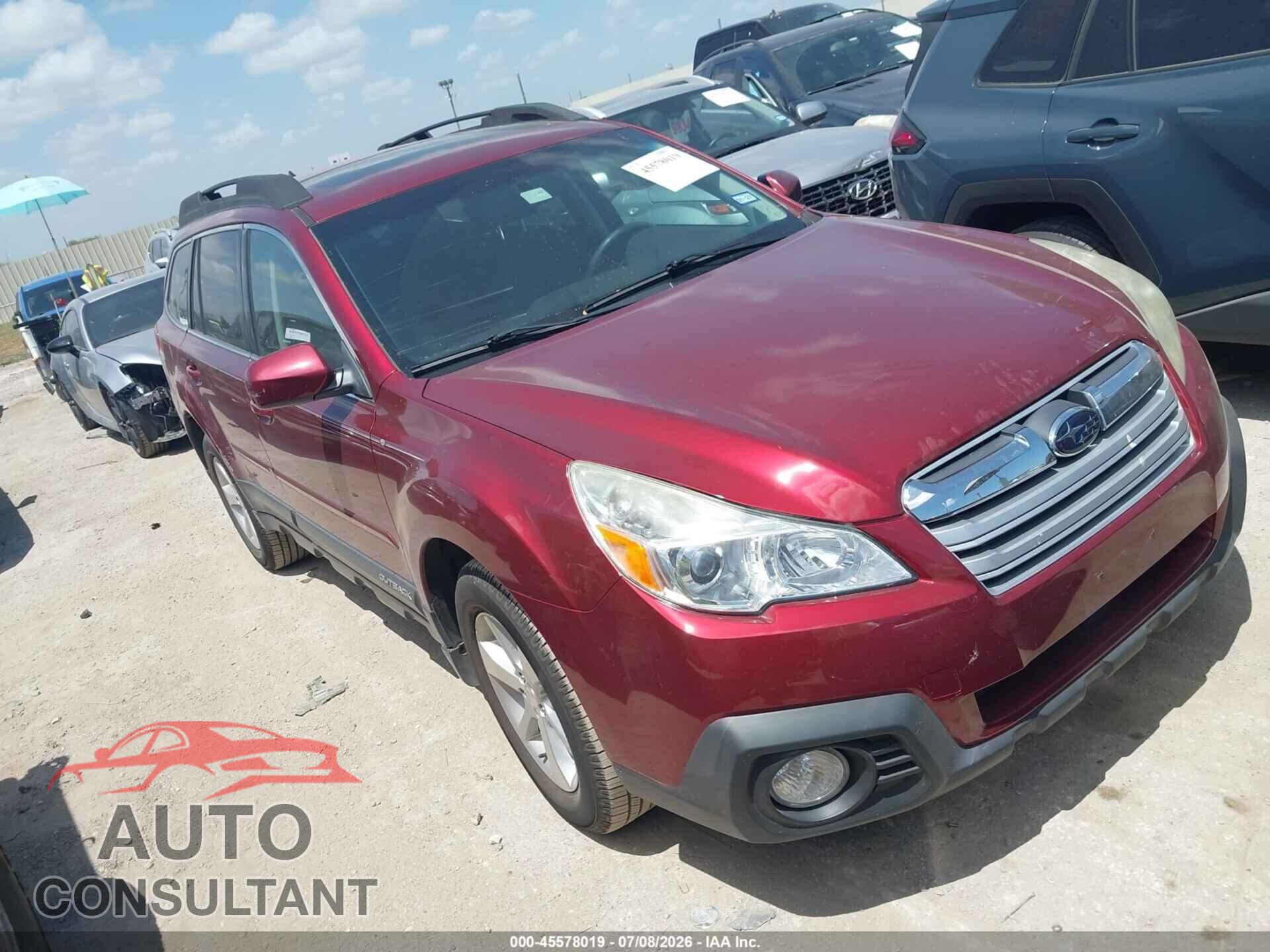 SUBARU OUTBACK 2014 - 4S4BRCLC4E3226209