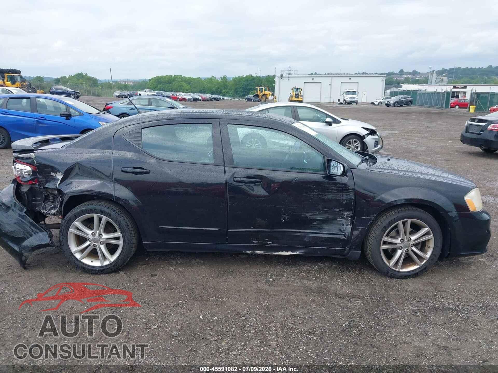 DODGE AVENGER 2012 - 1C3CDZEG3CN251991