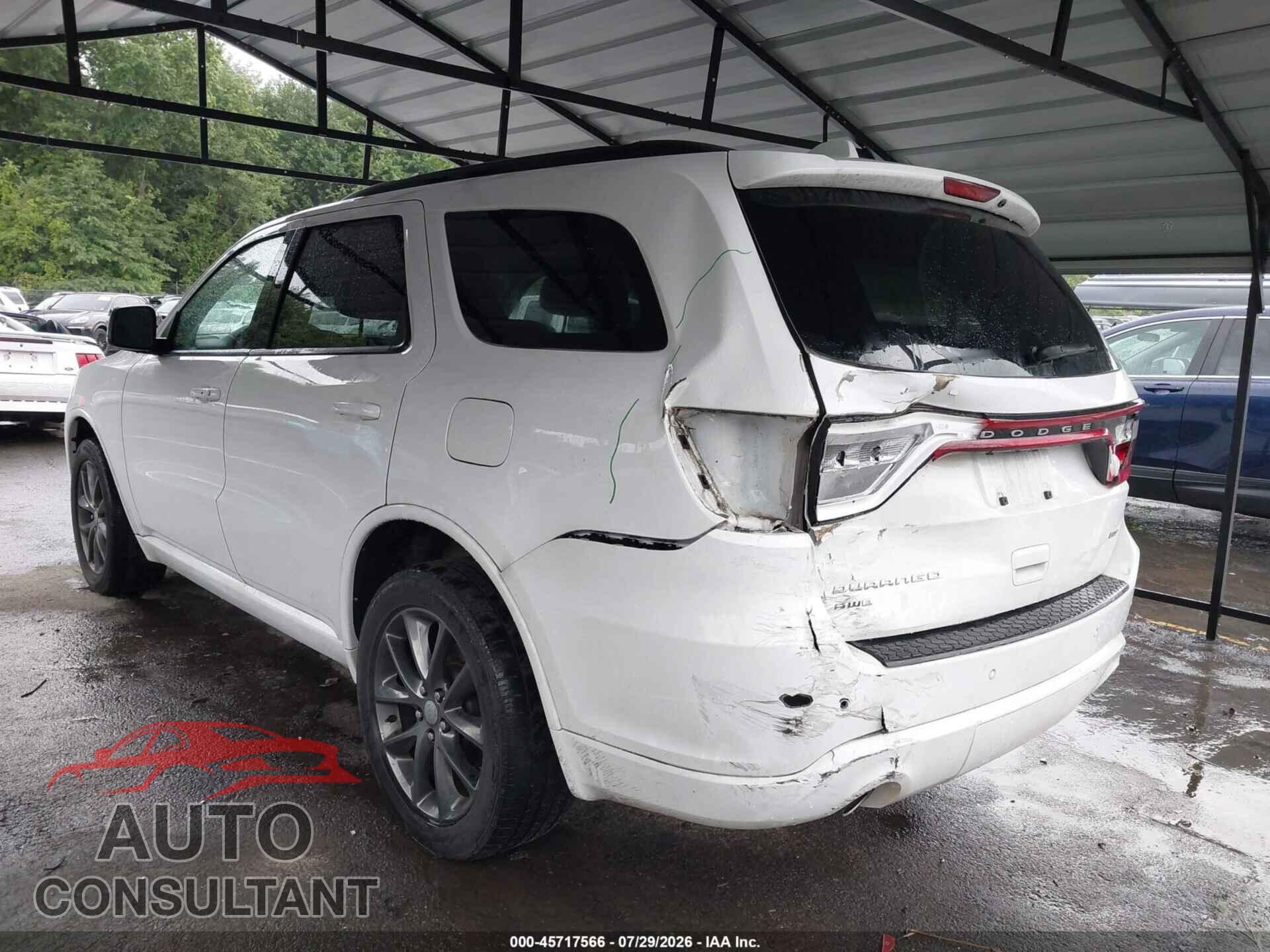 DODGE DURANGO 2017 - 1C4RDJDGXHC820976