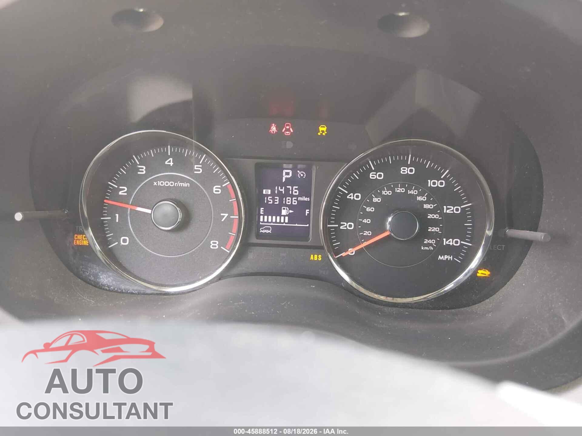 SUBARU FORESTER 2014 - JF2SJAMC1EH474467