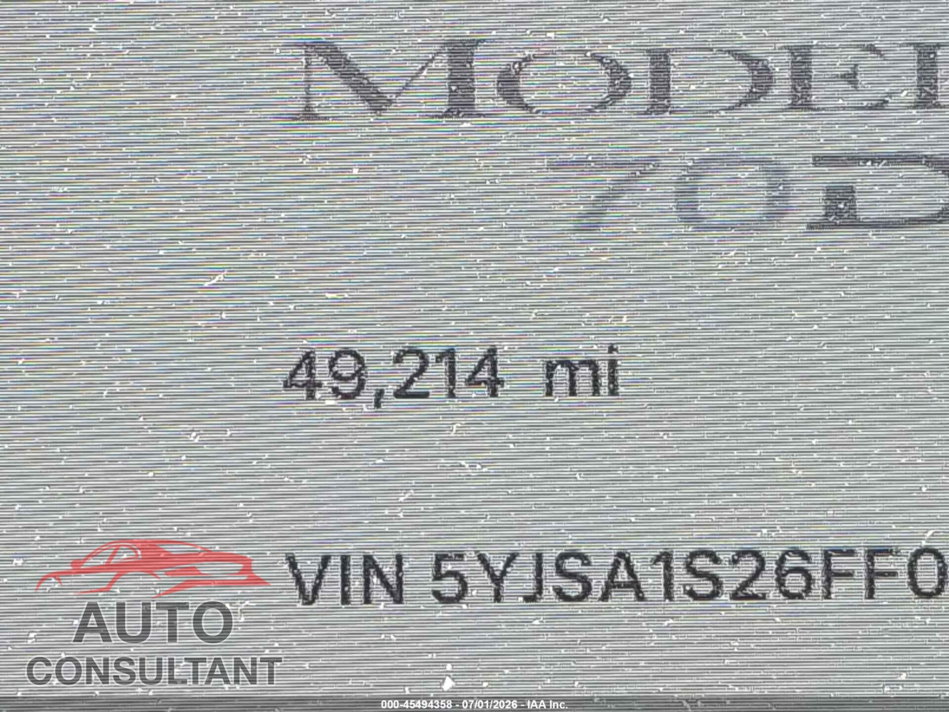 TESLA MODEL S 2015 - 5YJSA1S26FF090839