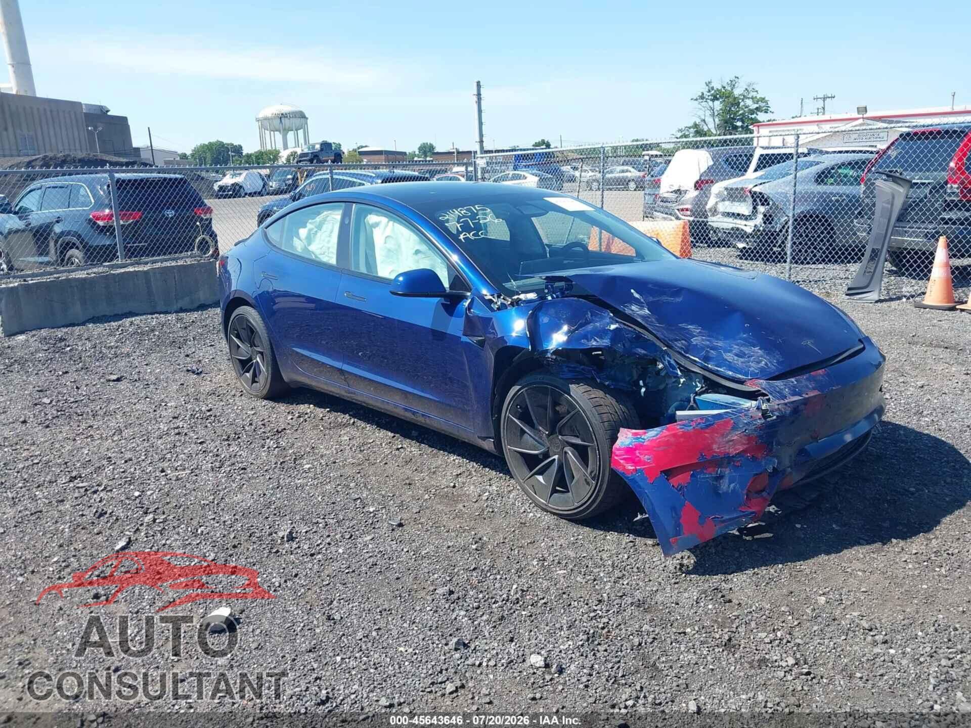 TESLA MODEL 3 2024 - 5YJ3E1EA8RF848406