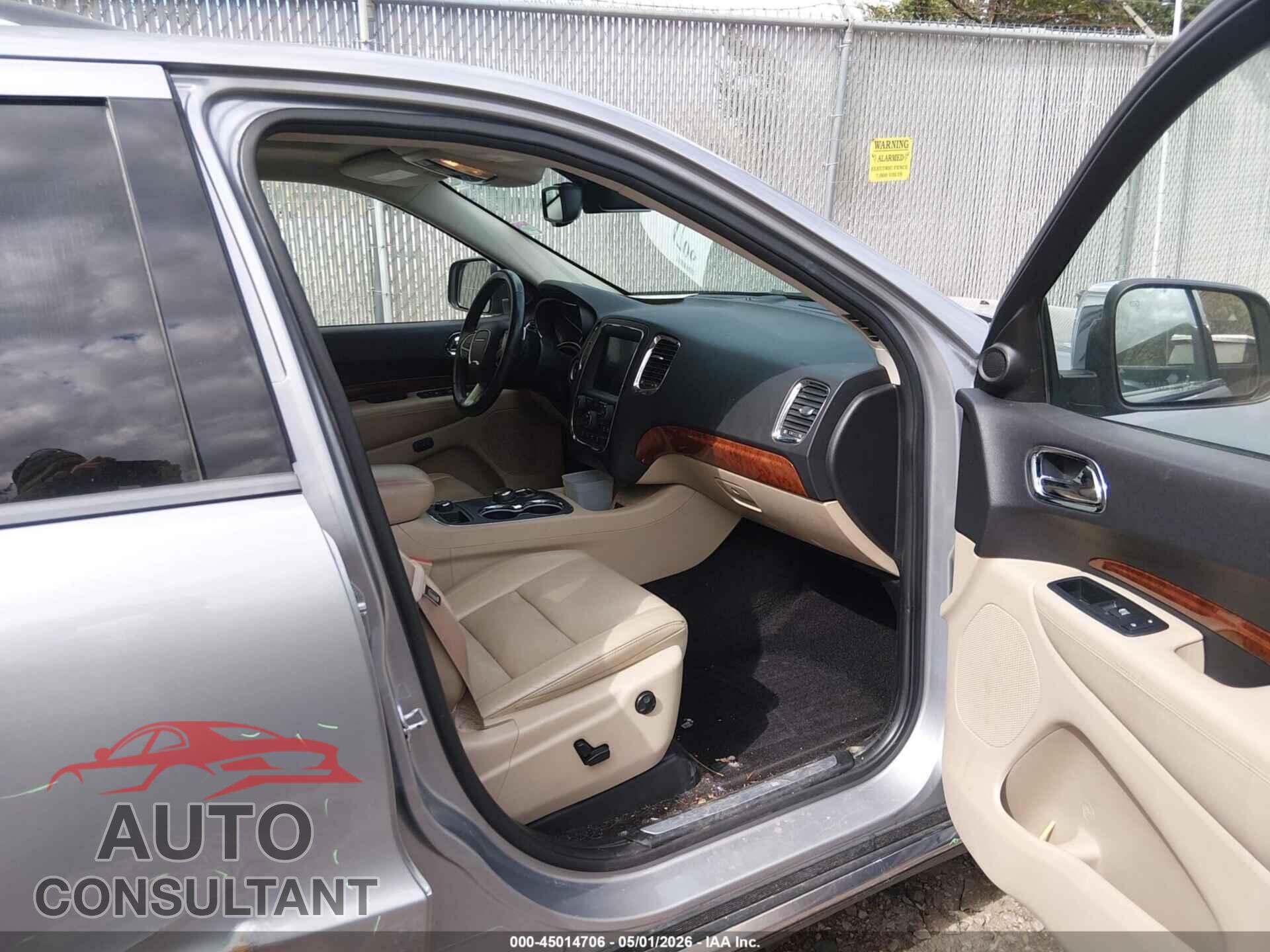 DODGE DURANGO 2015 - 1C4SDJET2FC742137