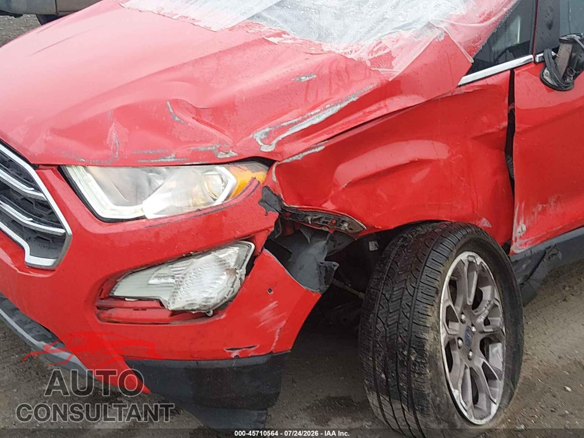 FORD ECOSPORT 2021 - MAJ6S3KL7MC402086