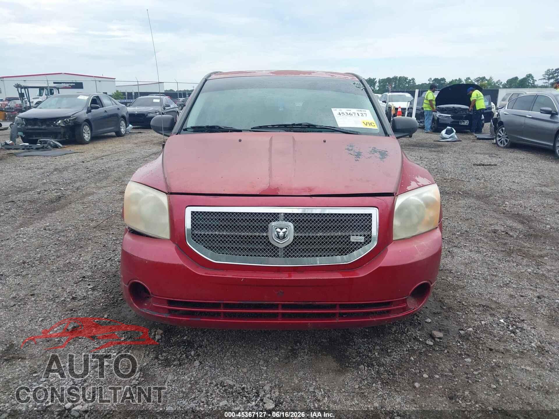 DODGE CALIBER 2009 - 1B3HB48A39D104863