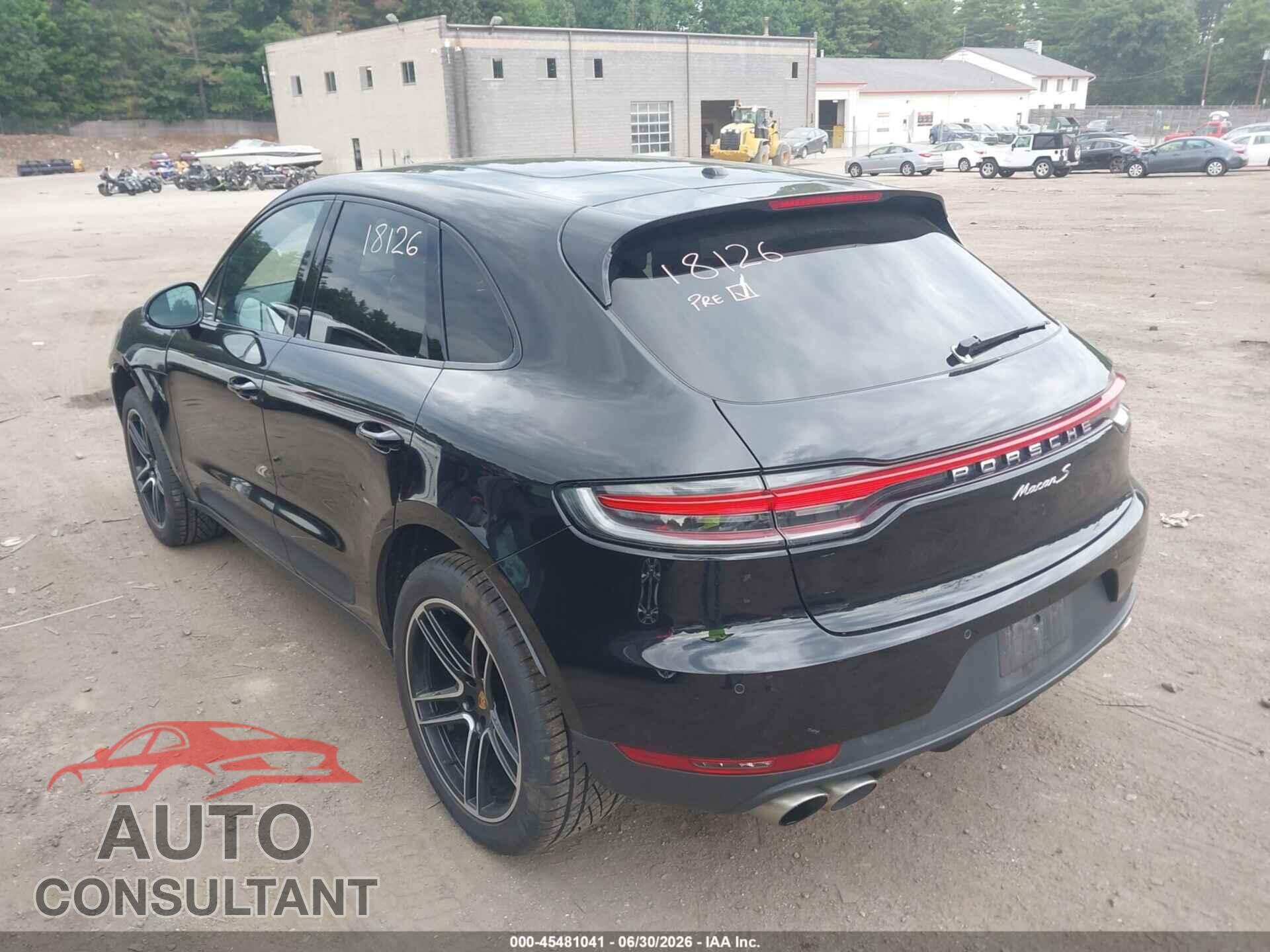 PORSCHE MACAN 2021 - WP1AB2A59MLB35422