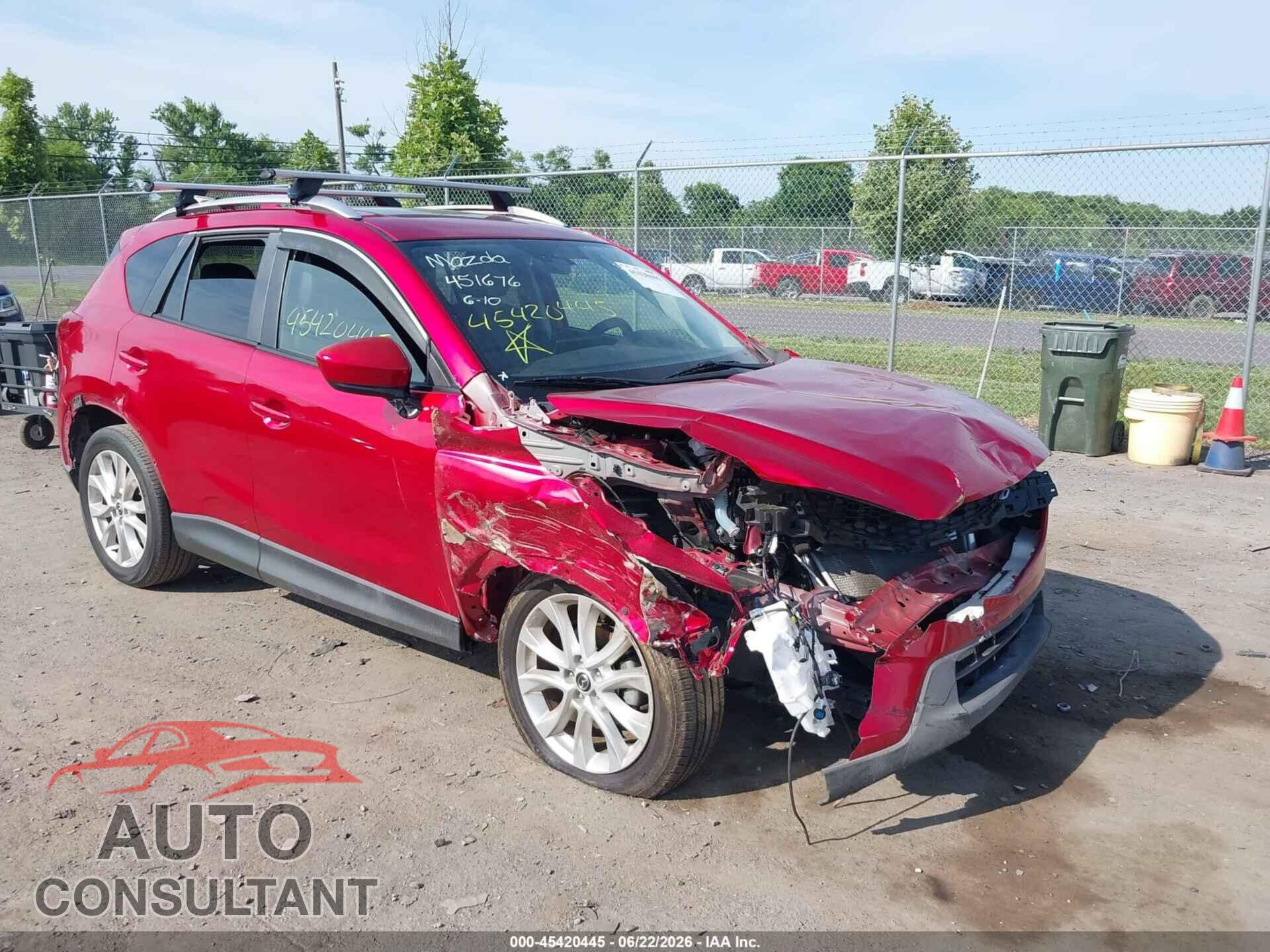 MAZDA CX-5 2014 - JM3KE4DY2E0362489