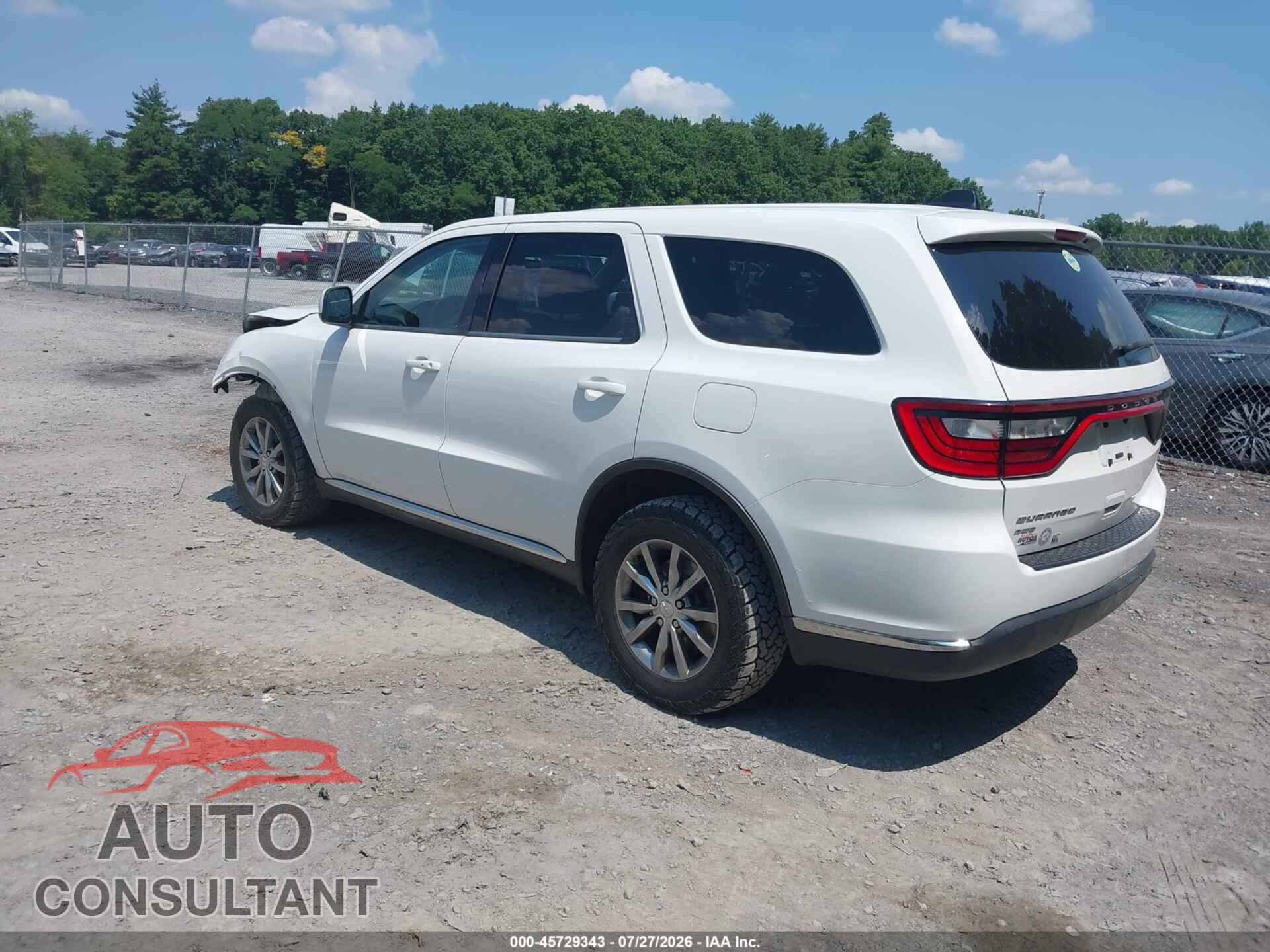 DODGE DURANGO 2017 - 1C4RDJAG2HC878939