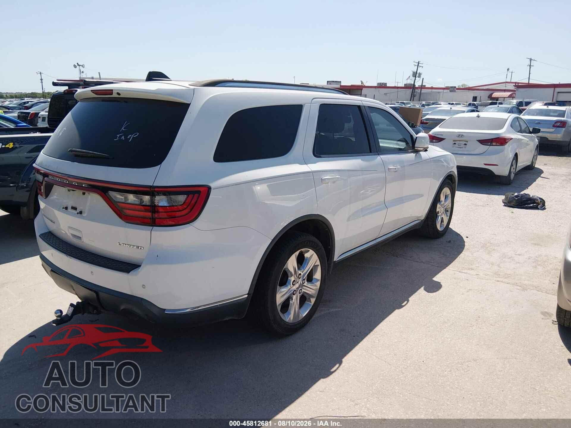DODGE DURANGO 2014 - 1C4SDHDT9EC428171