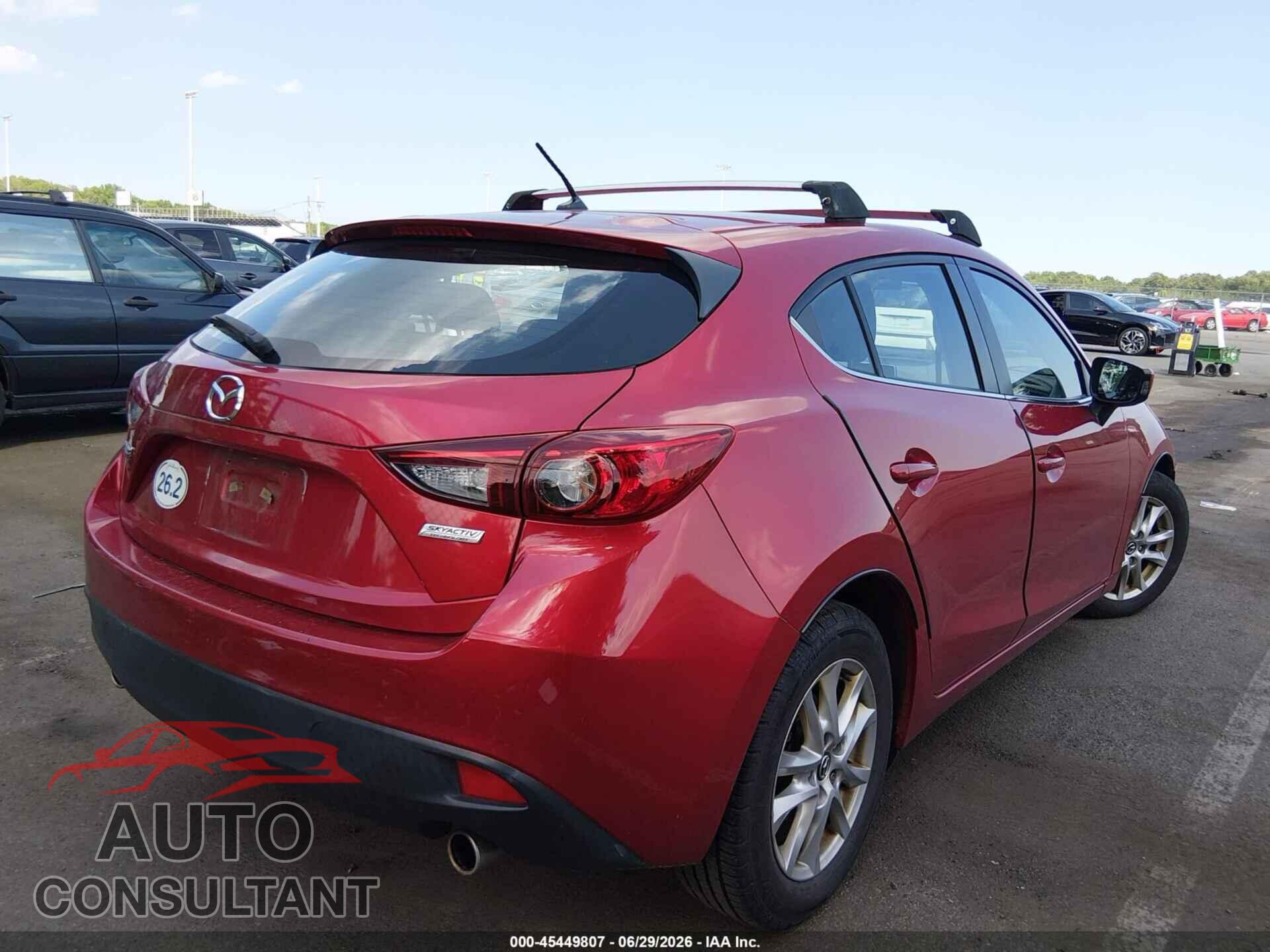 MAZDA MAZDA3 2014 - JM1BM1L70E1135962