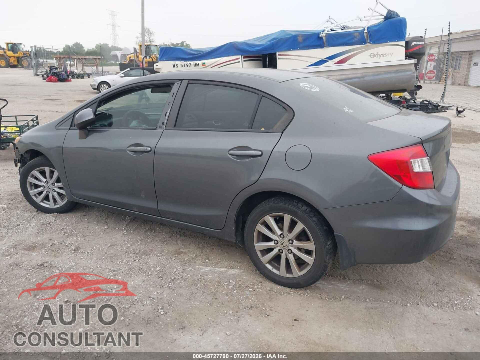 HONDA CIVIC 2012 - 2HGFB2F86CH543903