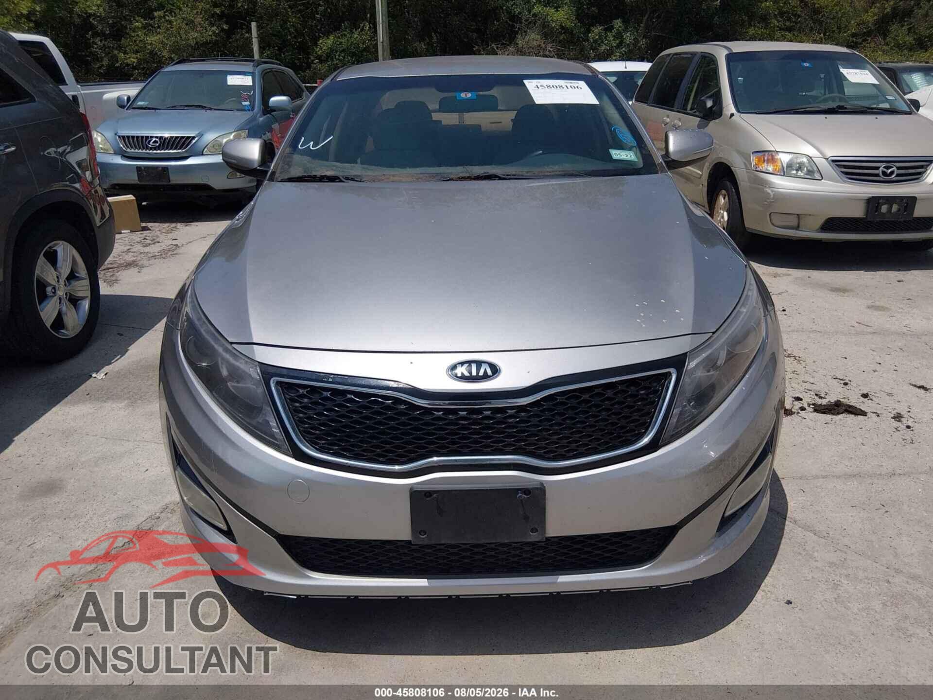 KIA OPTIMA 2015 - KNAGM4A79F5584574