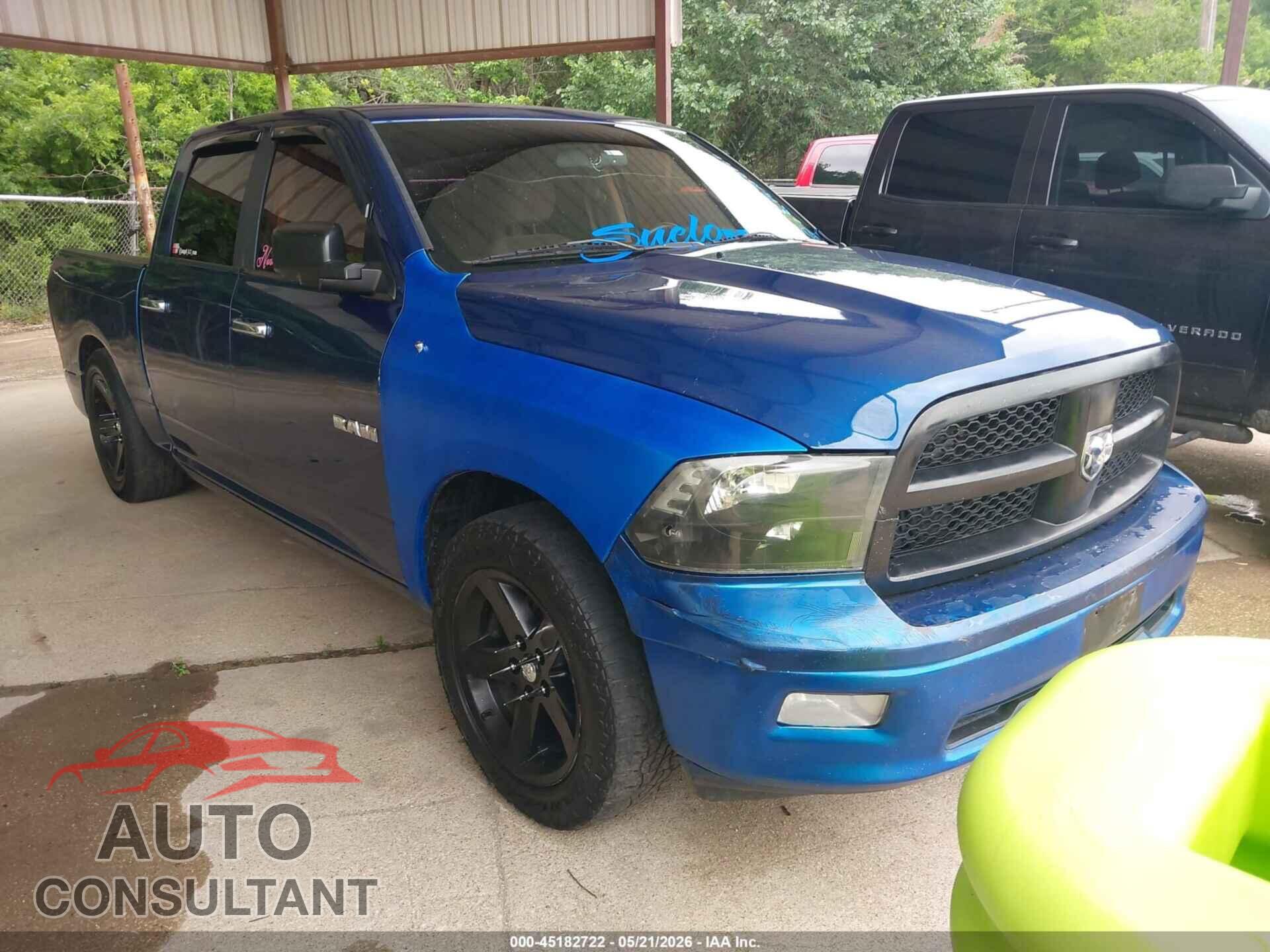 DODGE RAM 1500 2010 - 1D7RB1CT4AS181550