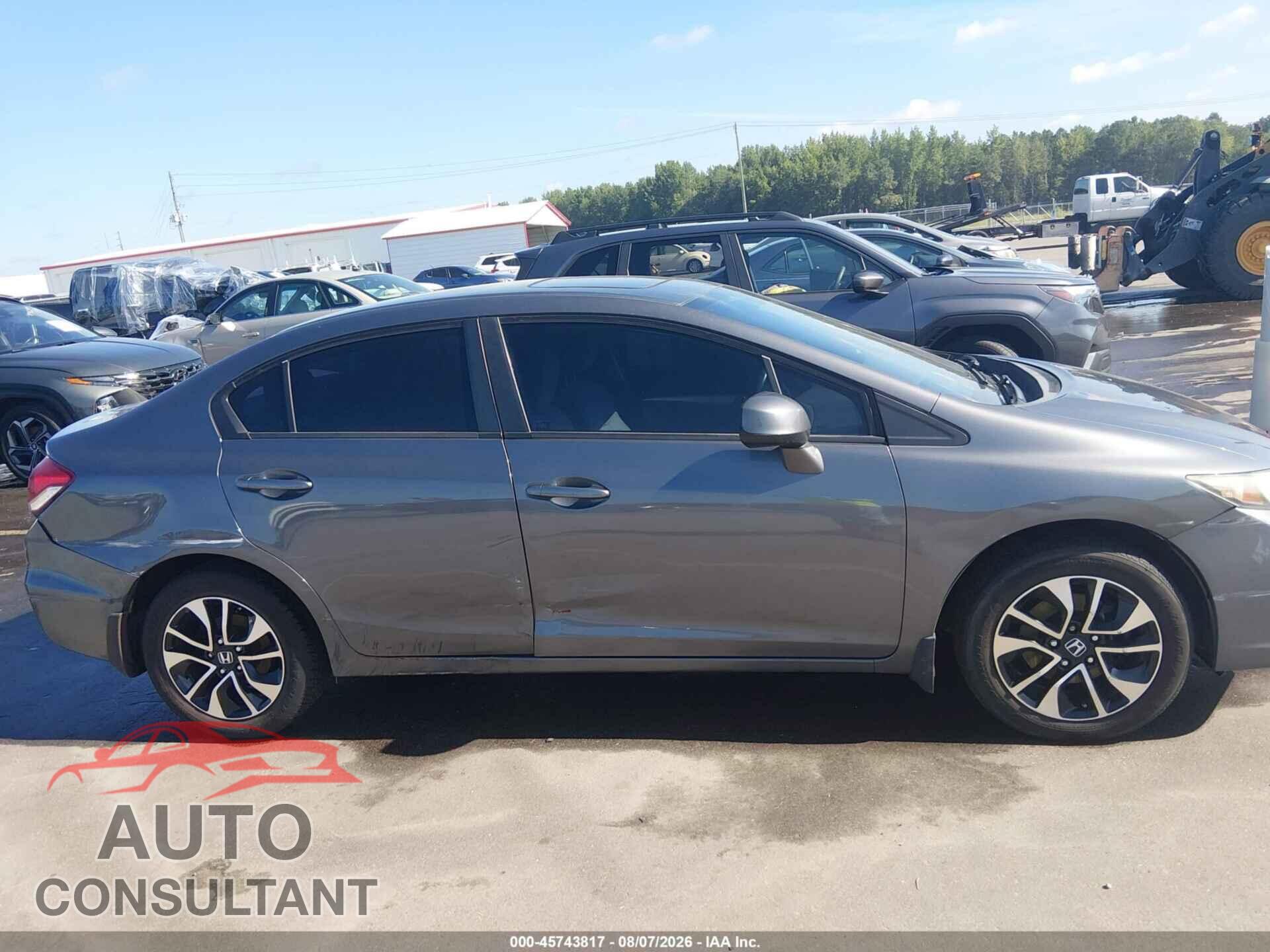 HONDA CIVIC 2013 - 19XFB2F80DE029816