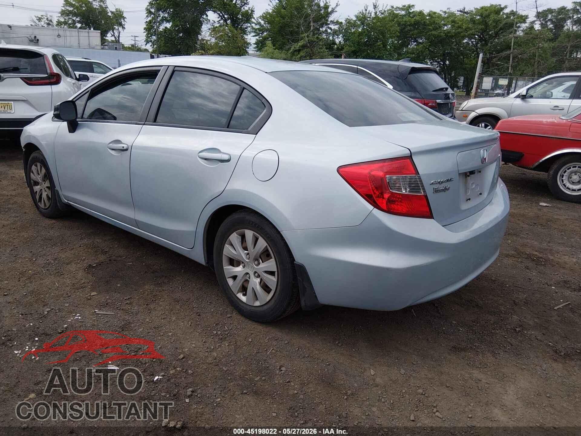 HONDA CIVIC 2012 - 2HGFB2F52CH528630