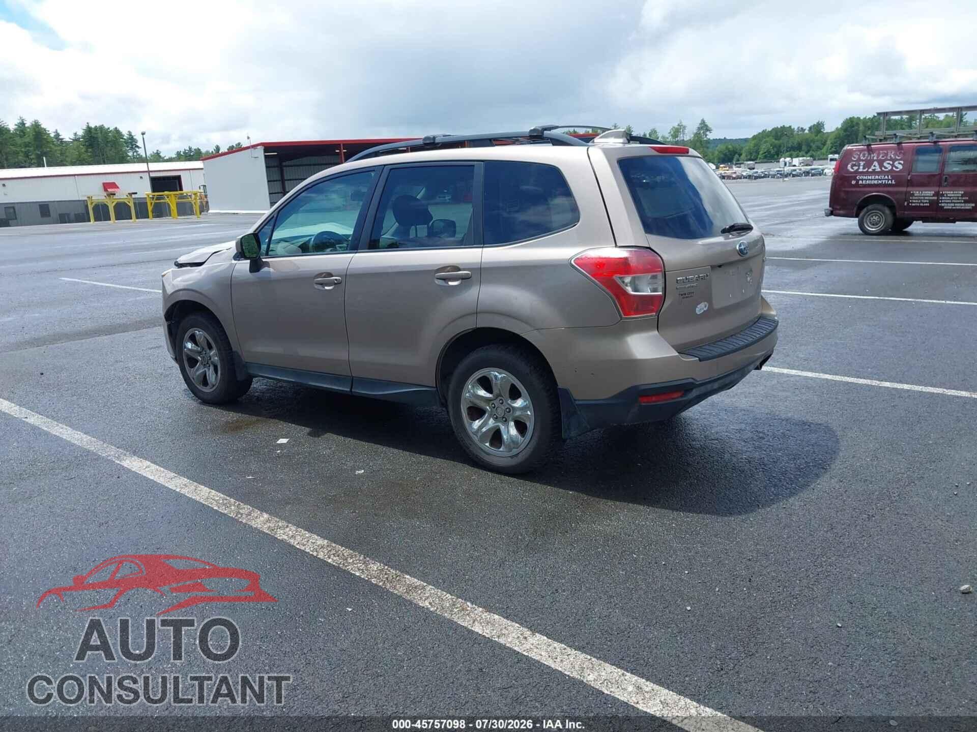 SUBARU FORESTER 2016 - JF2SJADC8GH402328