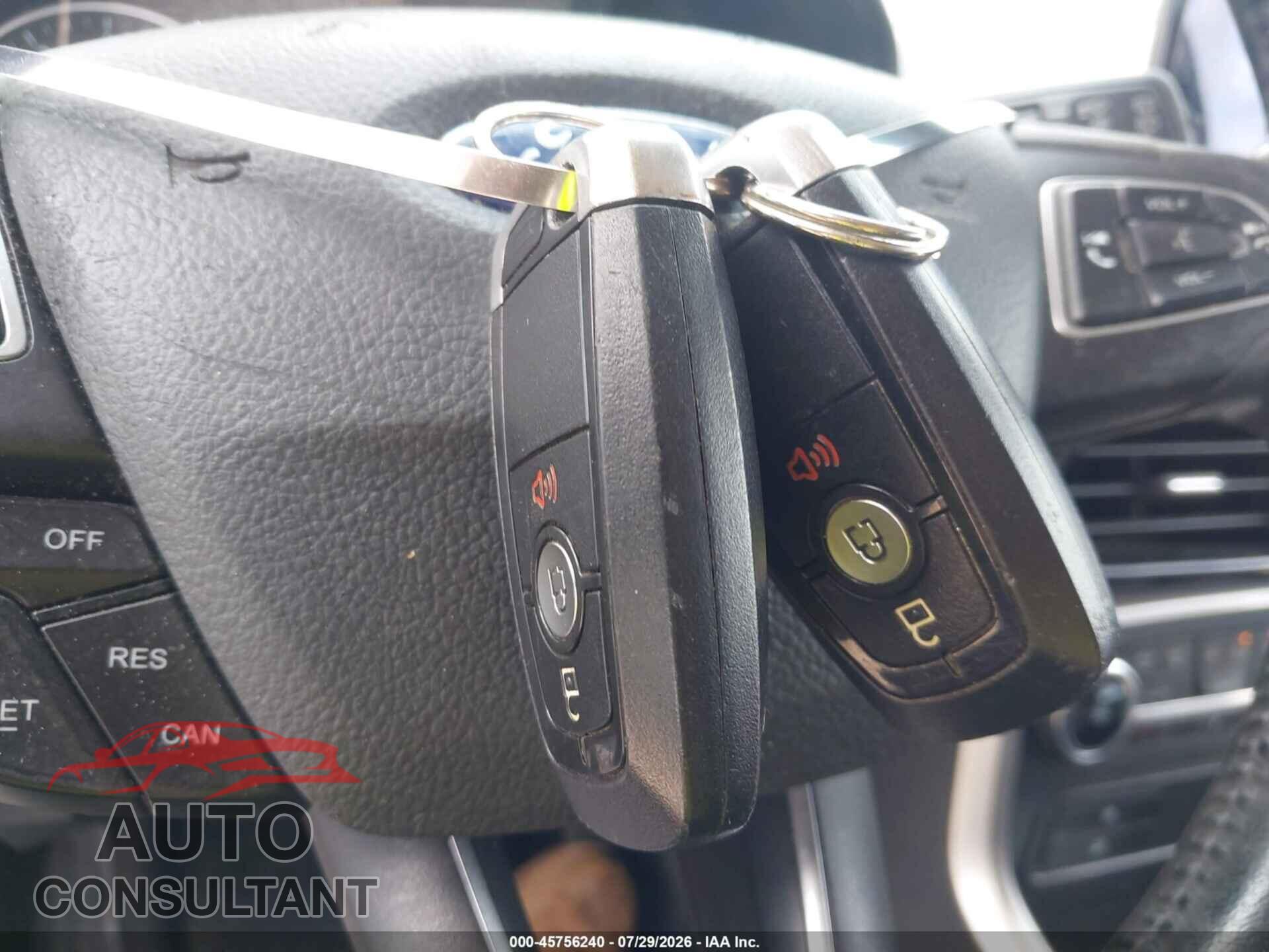 FORD ECOSPORT 2020 - MAJ6S3KL8LC334864