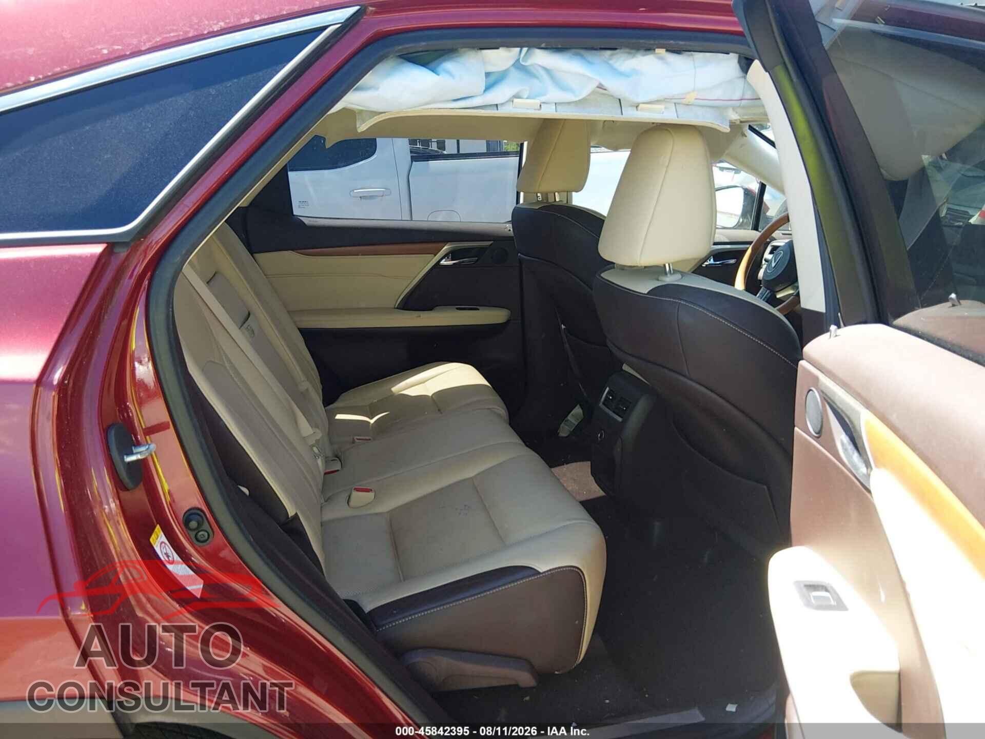 LEXUS RX 350 2016 - 2T2ZZMCA3GC004094
