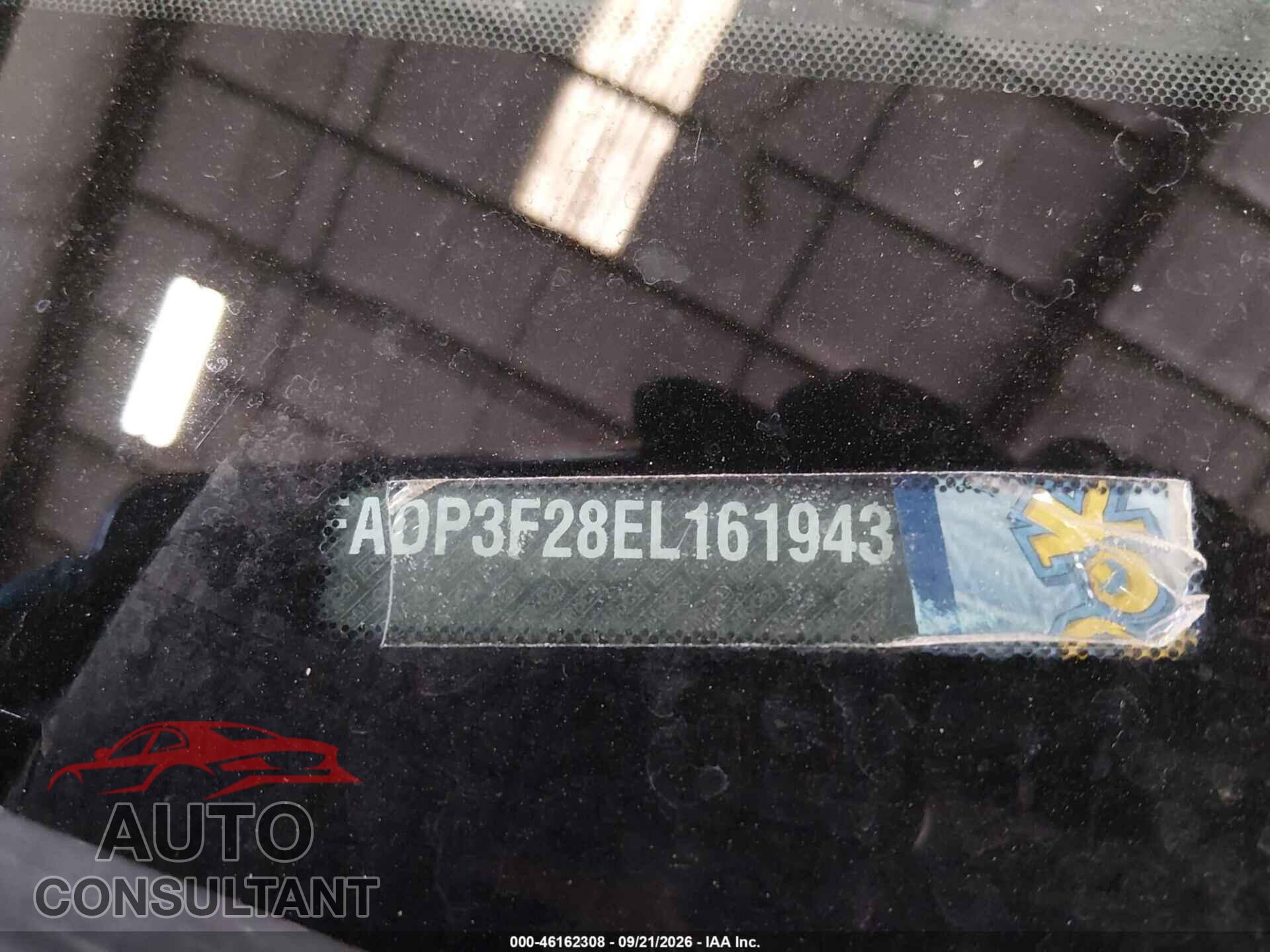 FORD FOCUS 2014 - 1FADP3F28EL161943