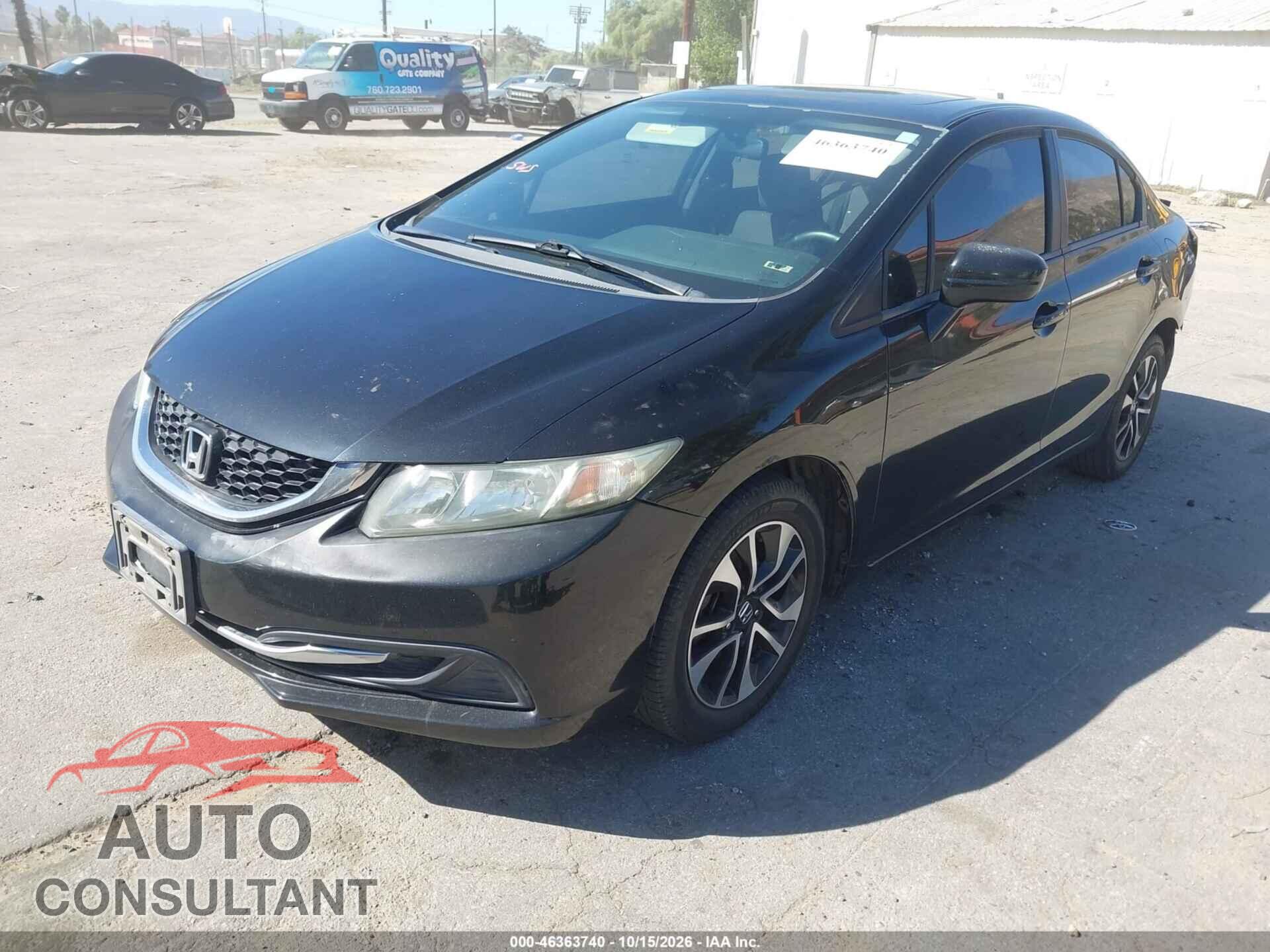 HONDA CIVIC 2014 - 19XFB2F89EE229224
