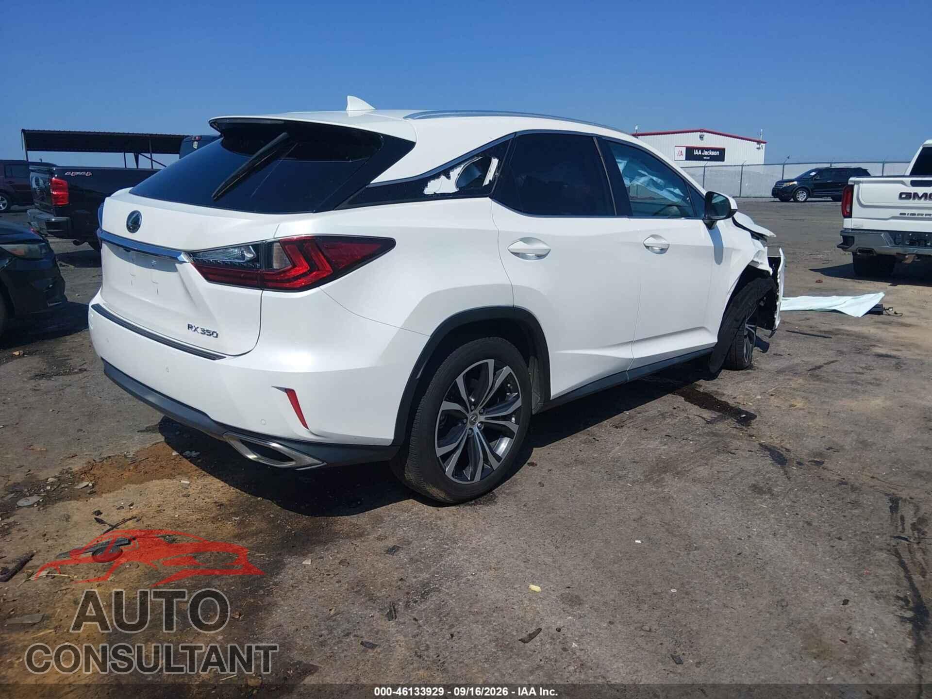 LEXUS RX 350 2017 - 2T2ZZMCA3HC059209