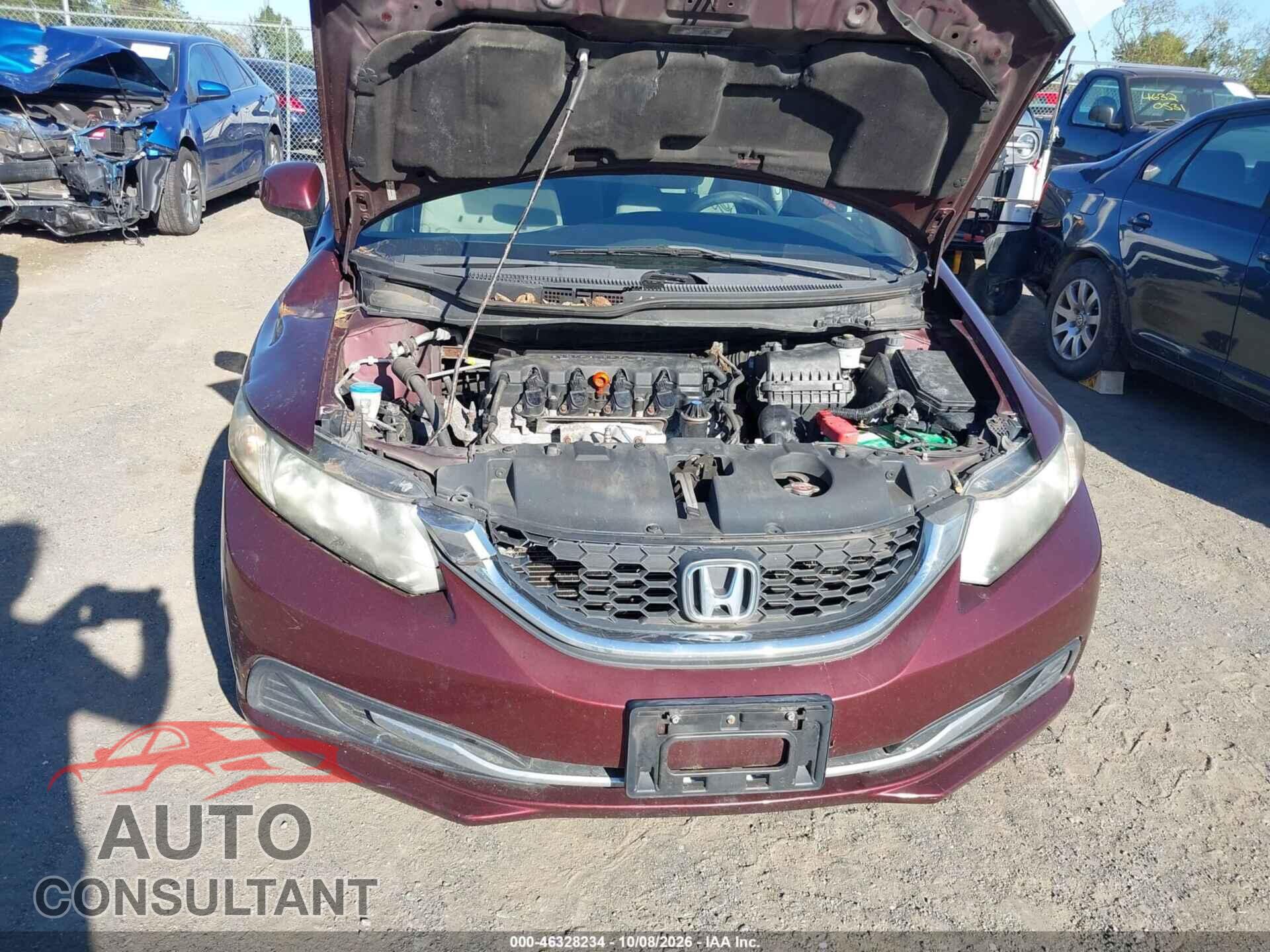 HONDA CIVIC 2013 - 19XFB2E53DE068780