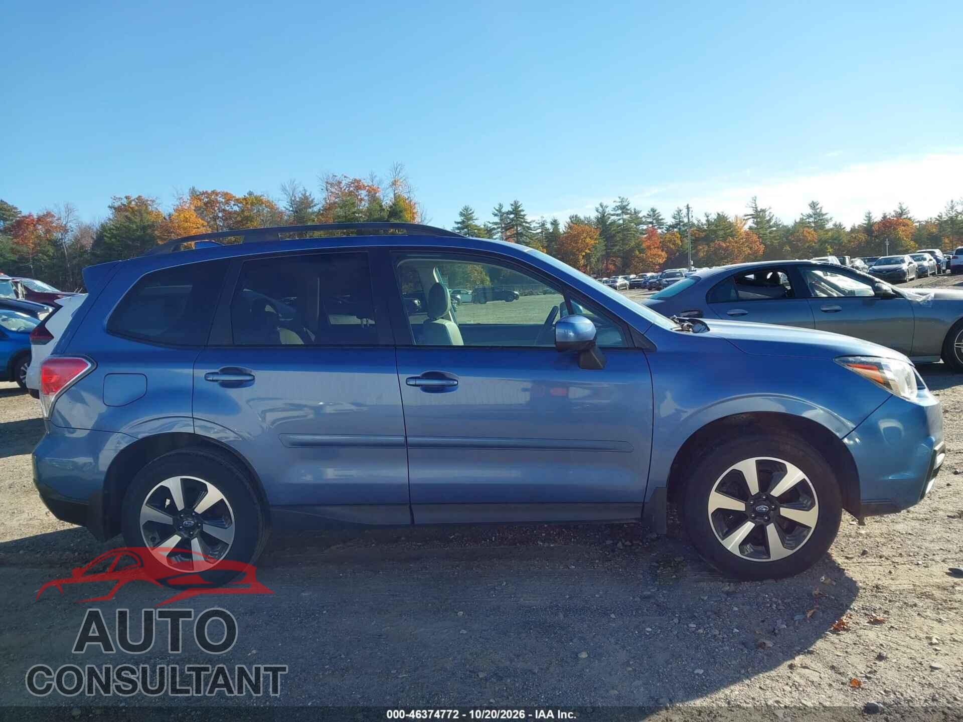 SUBARU FORESTER 2018 - JF2SJAEC3JH605794