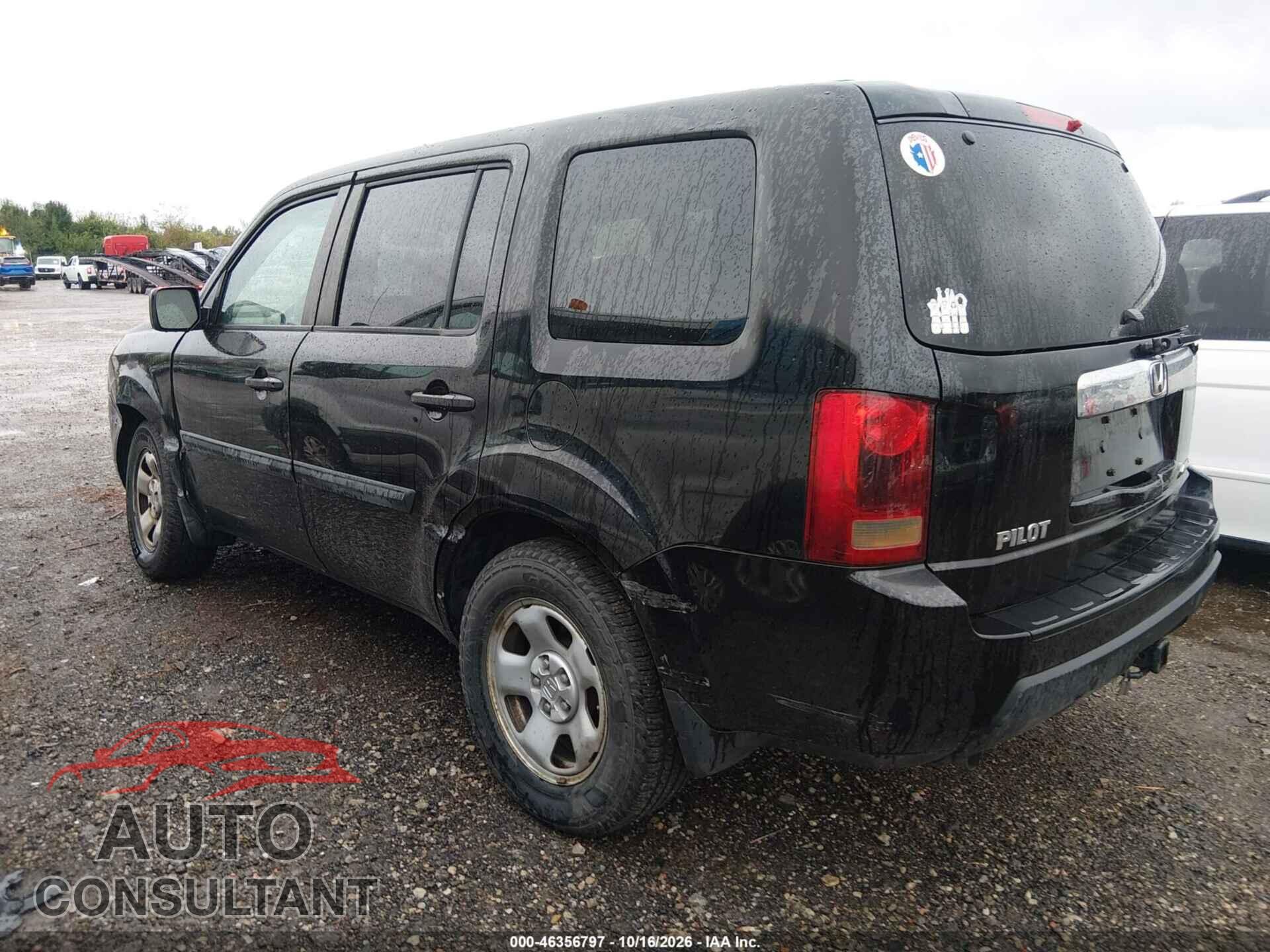 HONDA PILOT 2011 - 5FNYF4H28BB046033
