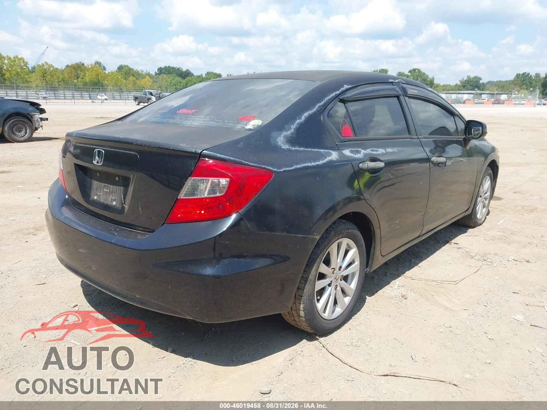HONDA CIVIC 2012 - 2HGFB2F96CH597372