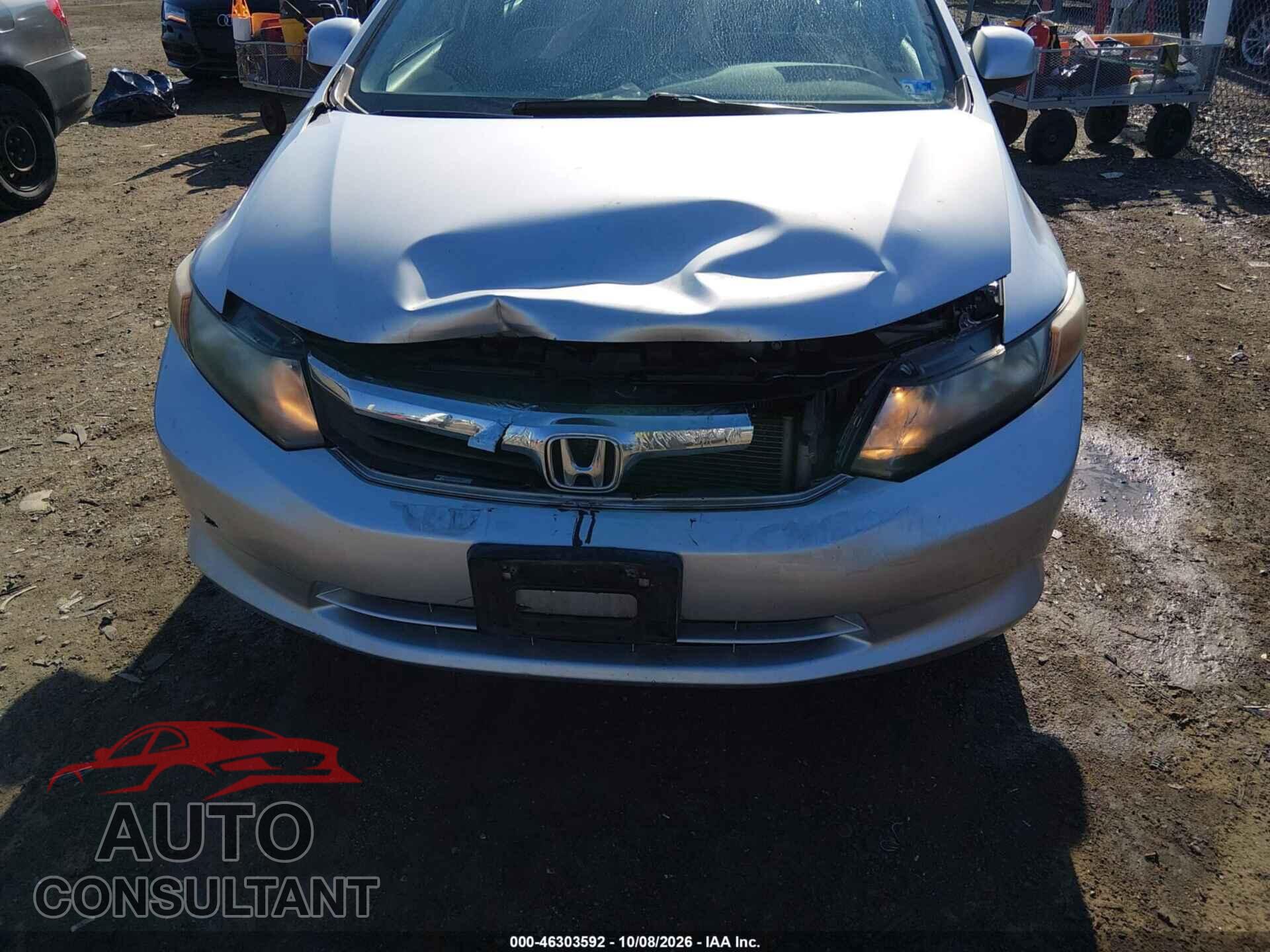HONDA CIVIC 2012 - 2HGFB2F53CH566576