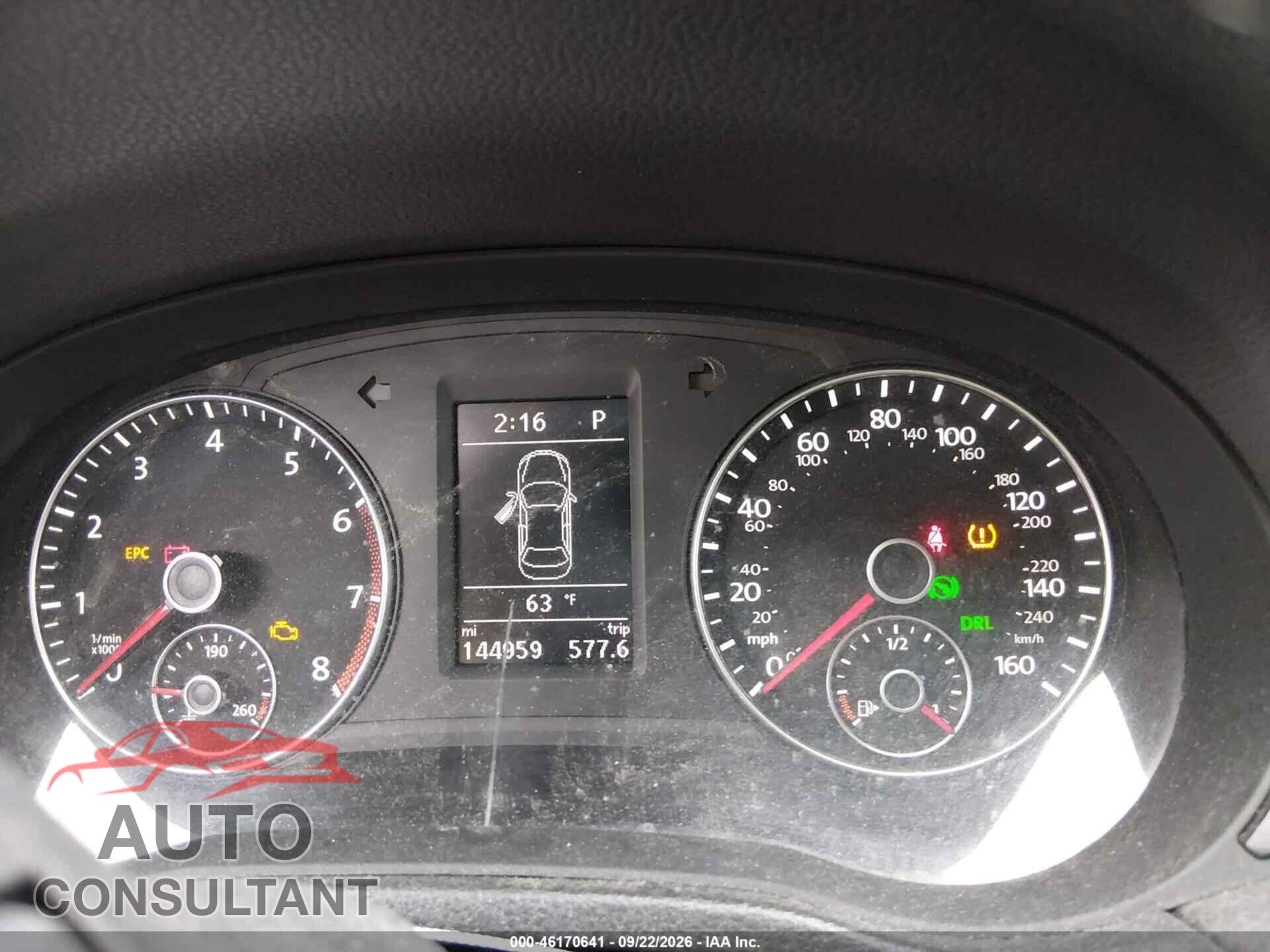 VOLKSWAGEN PASSAT 2014 - 1VWBP7A36EC007074