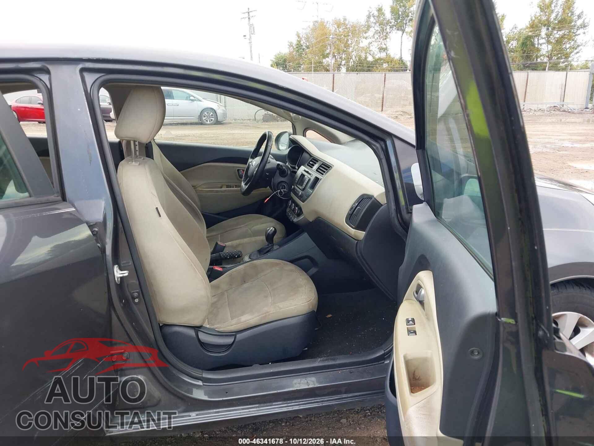 KIA RIO 2013 - KNADN5A36D6157007