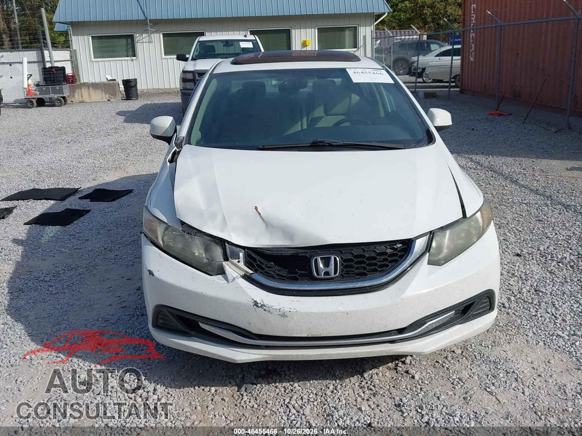 HONDA CIVIC 2013 - 19XFB2F85DE030573