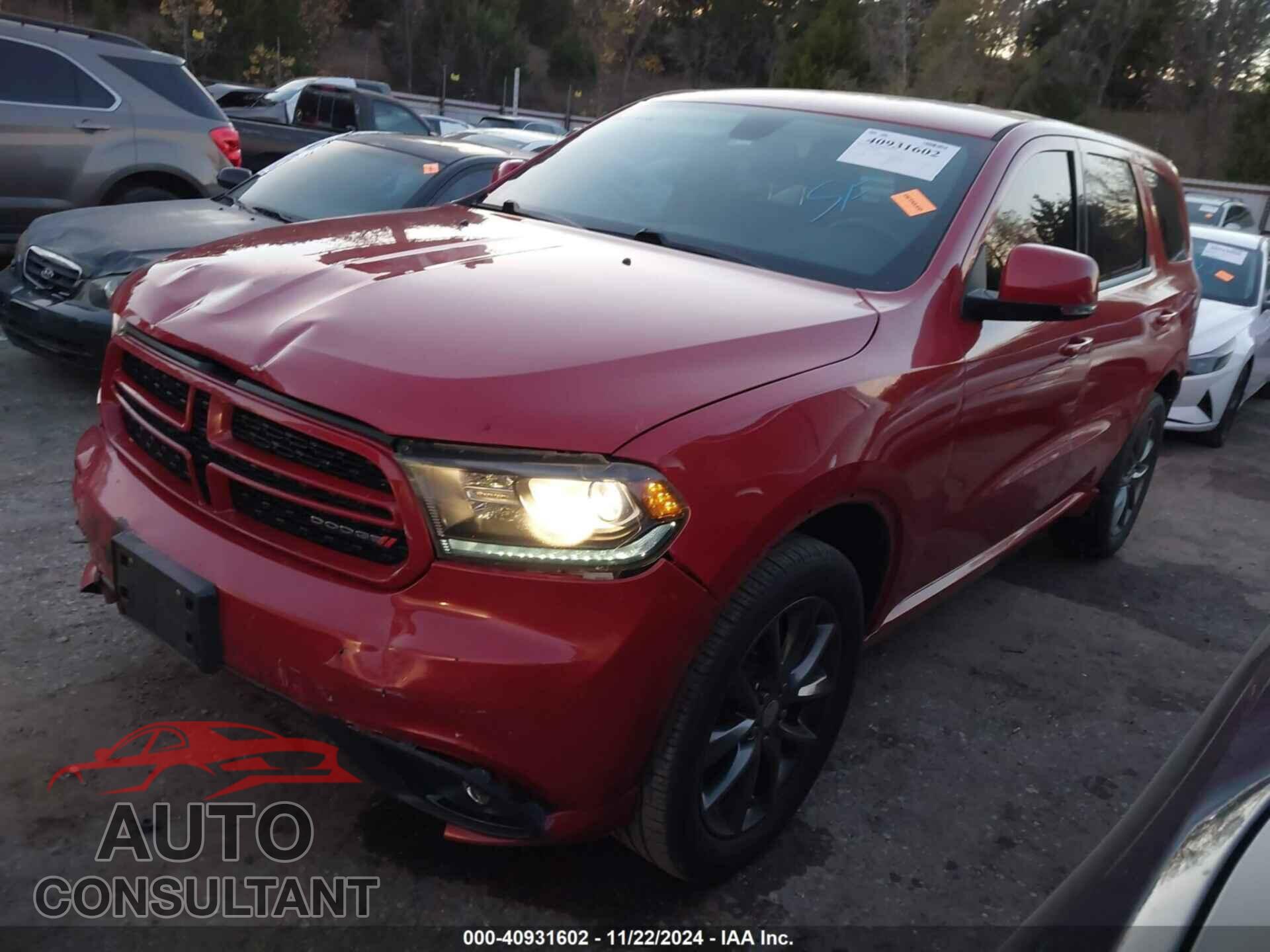 DODGE DURANGO 2017 - 1C4RDJDG1HC737226
