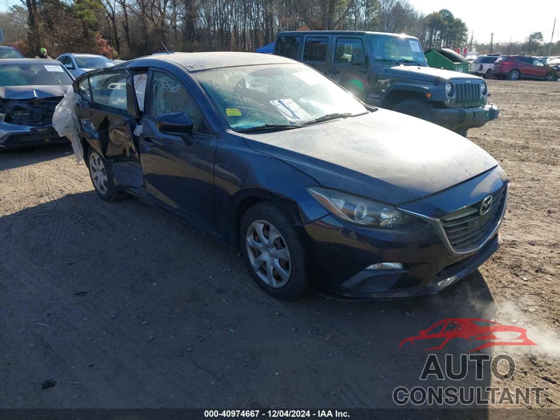 MAZDA MAZDA3 2014 - JM1BM1K7XE1194650