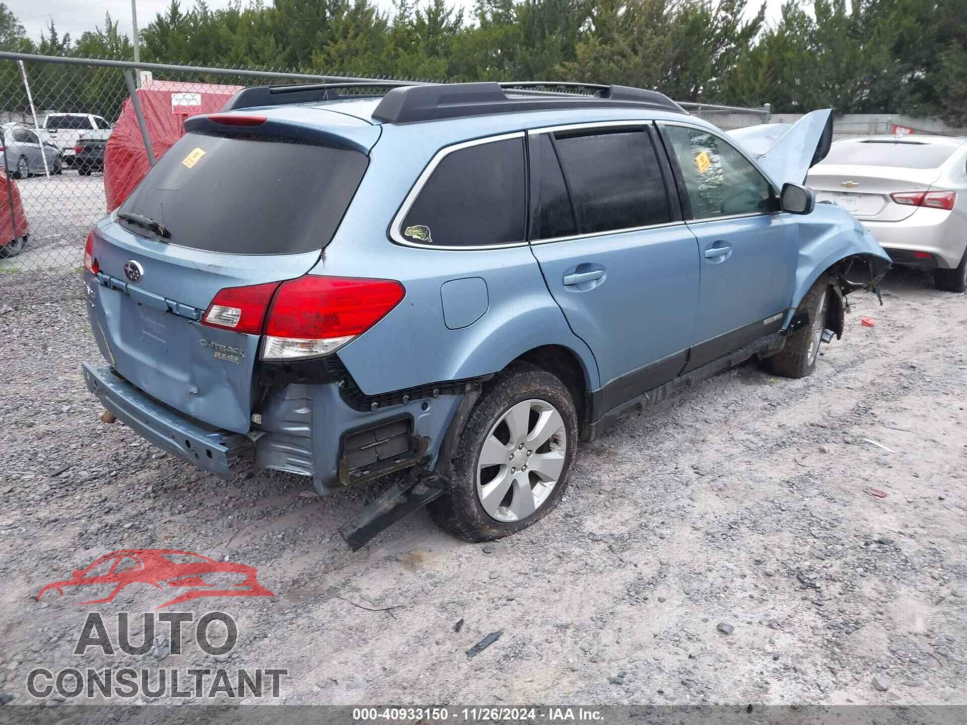 SUBARU OUTBACK 2011 - 4S4BRBCC0B3329312