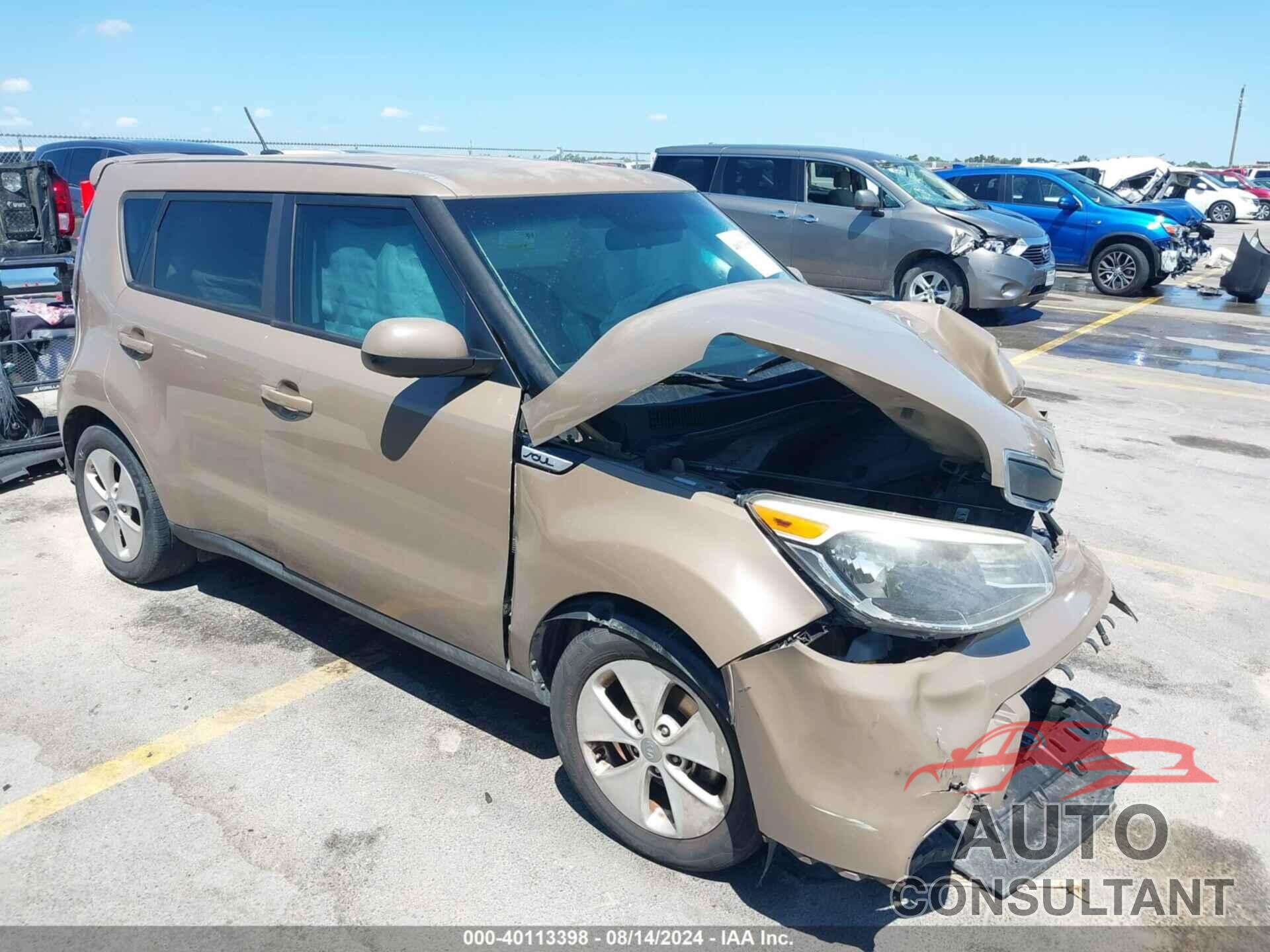 KIA SOUL 2016 - KNDJN2A27G7289476