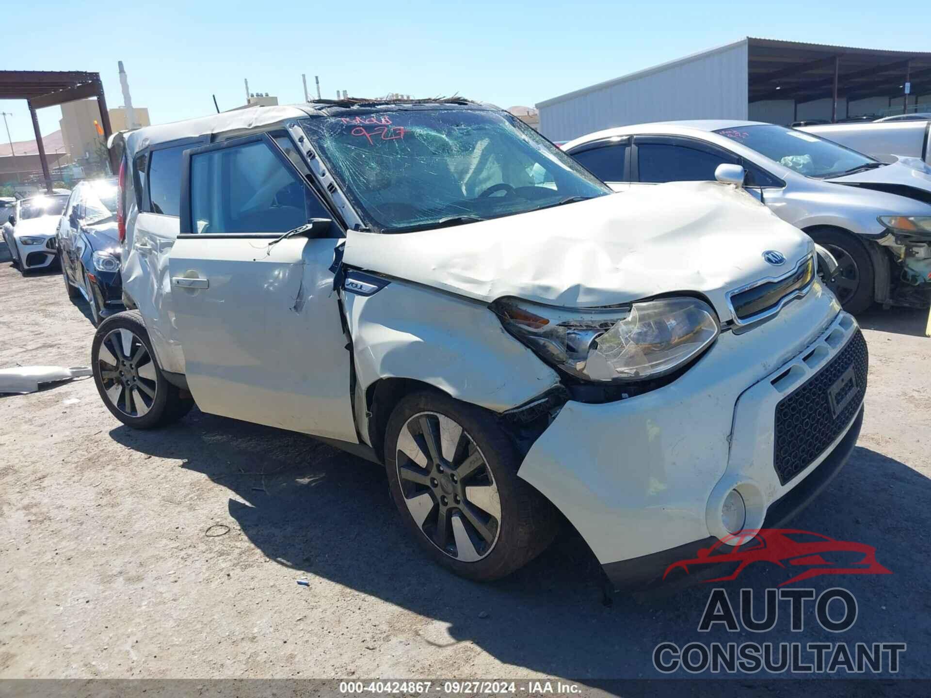 KIA SOUL 2016 - KNDJX3A5XG7244283