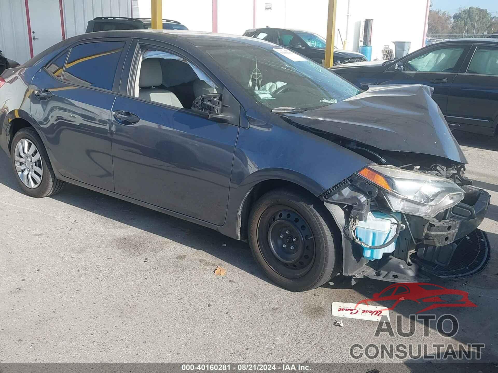 TOYOTA COROLLA 2016 - 5YFBURHE4GP491142
