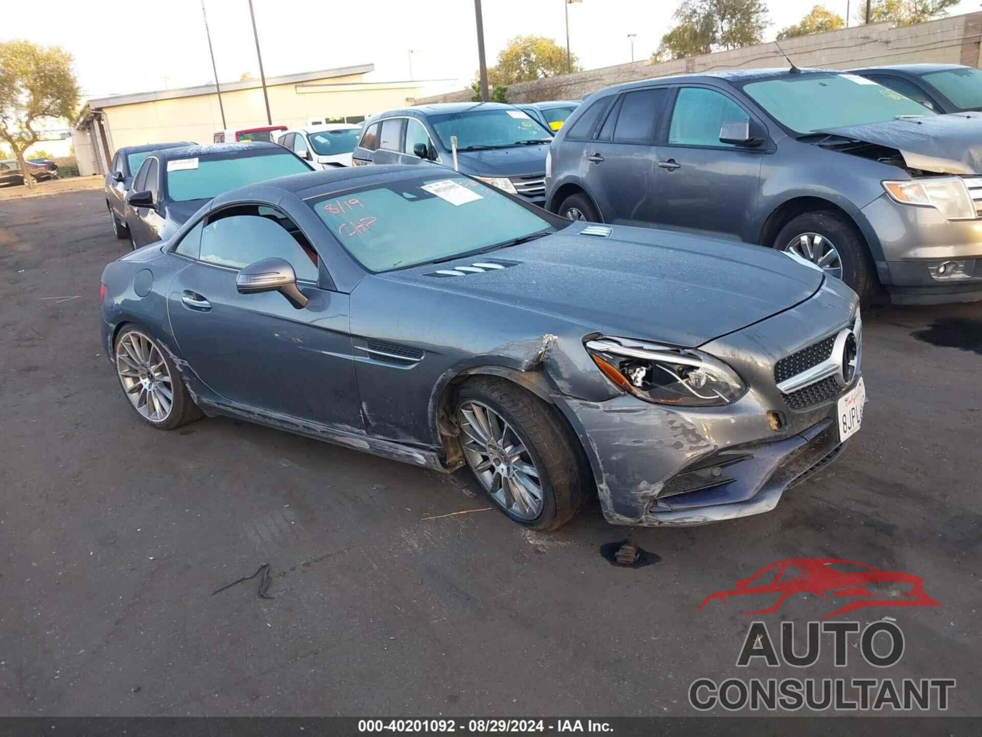 MERCEDES-BENZ SLC 300 2018 - WDDPK3JA0JF149403