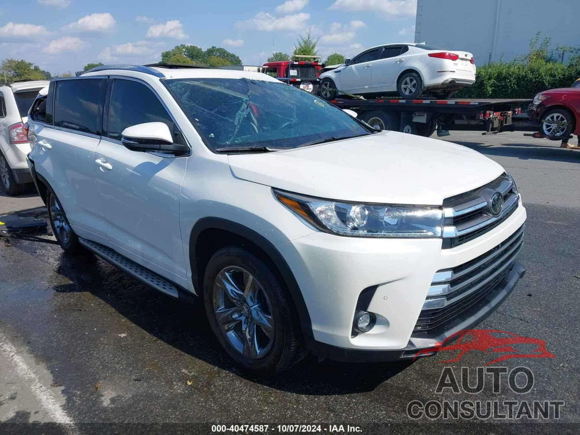 TOYOTA HIGHLANDER 2019 - 5TDYZRFH3KS312016