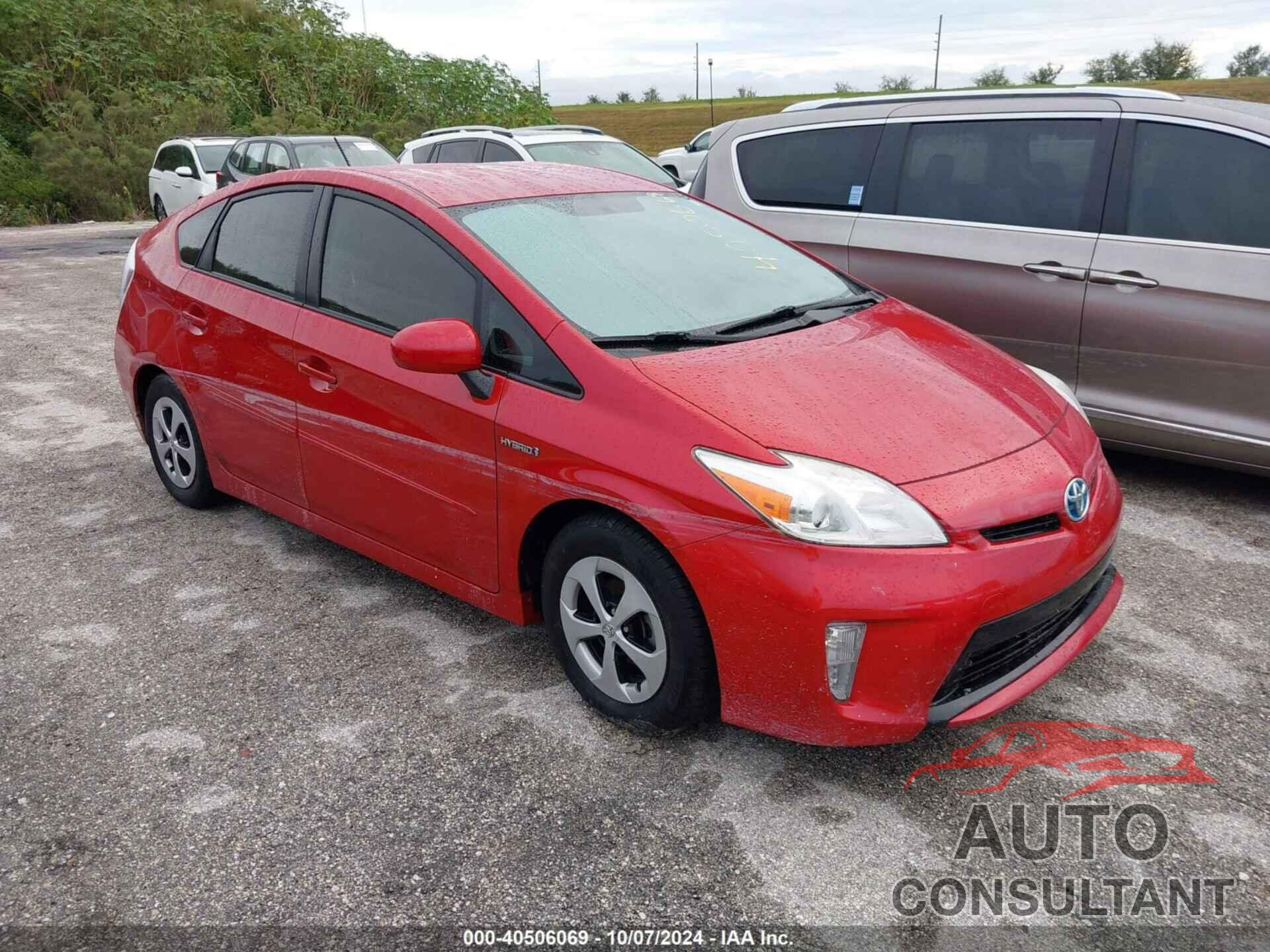 TOYOTA PRIUS 2012 - JTDKN3DU4C5376166