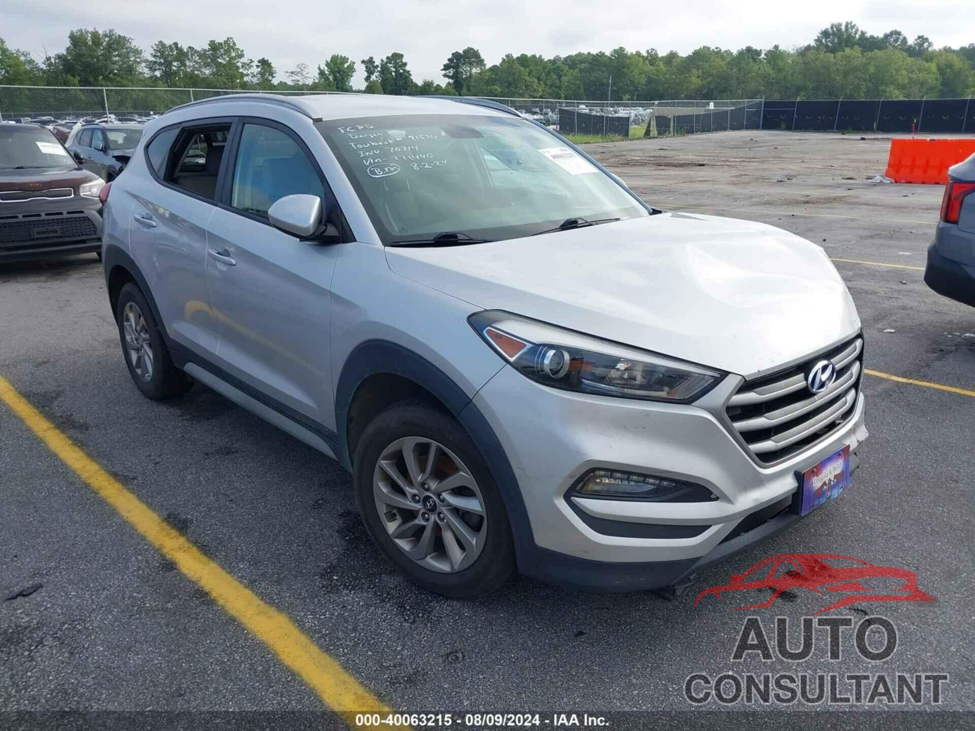 HYUNDAI TUCSON 2018 - KM8J3CA46JU771440