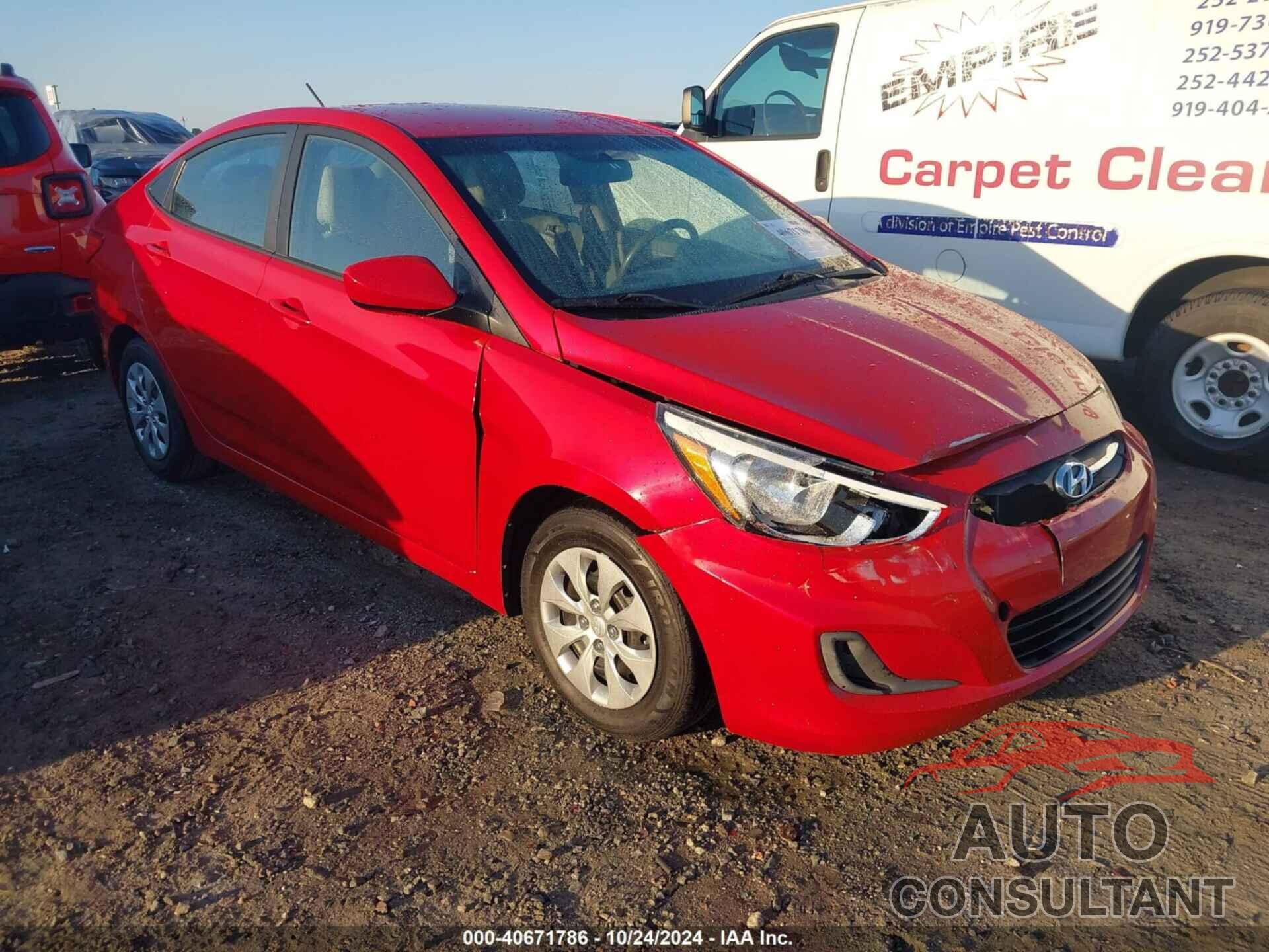 HYUNDAI ACCENT 2017 - KMHCT4AE3HU266151